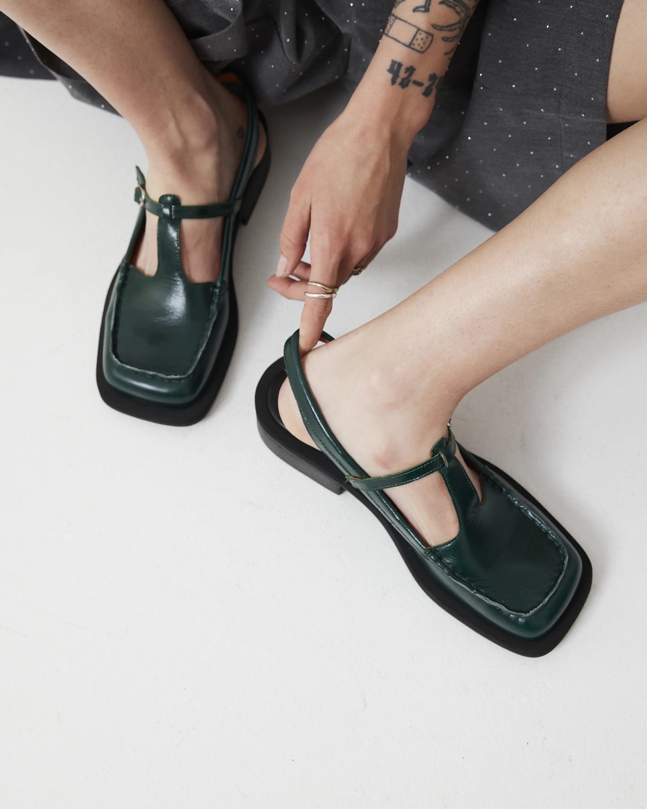 Angel Slingback | Jade Green - Image 4
