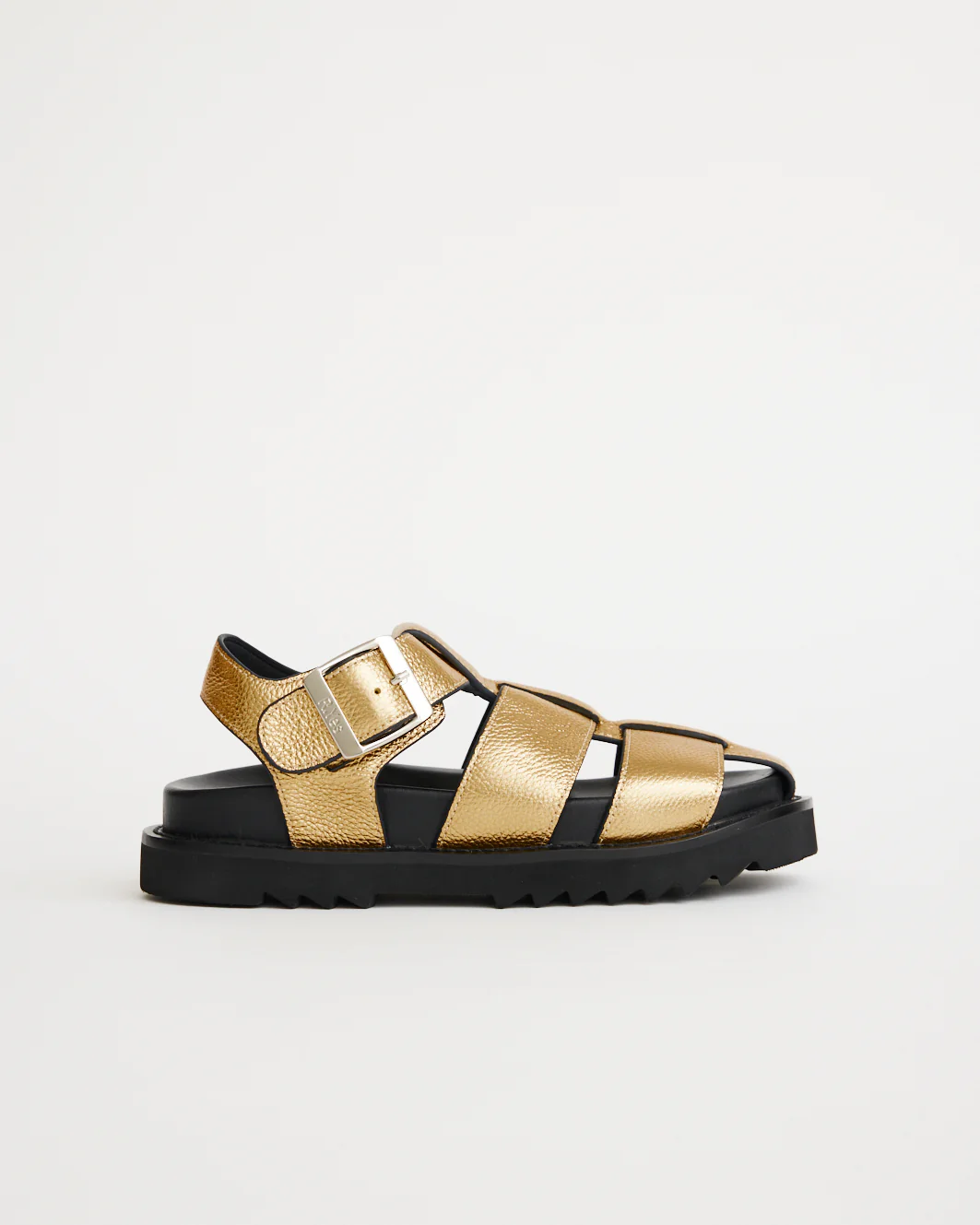 Arkestra 2.0 Fisherman Leather Sandal | Vivid Gold