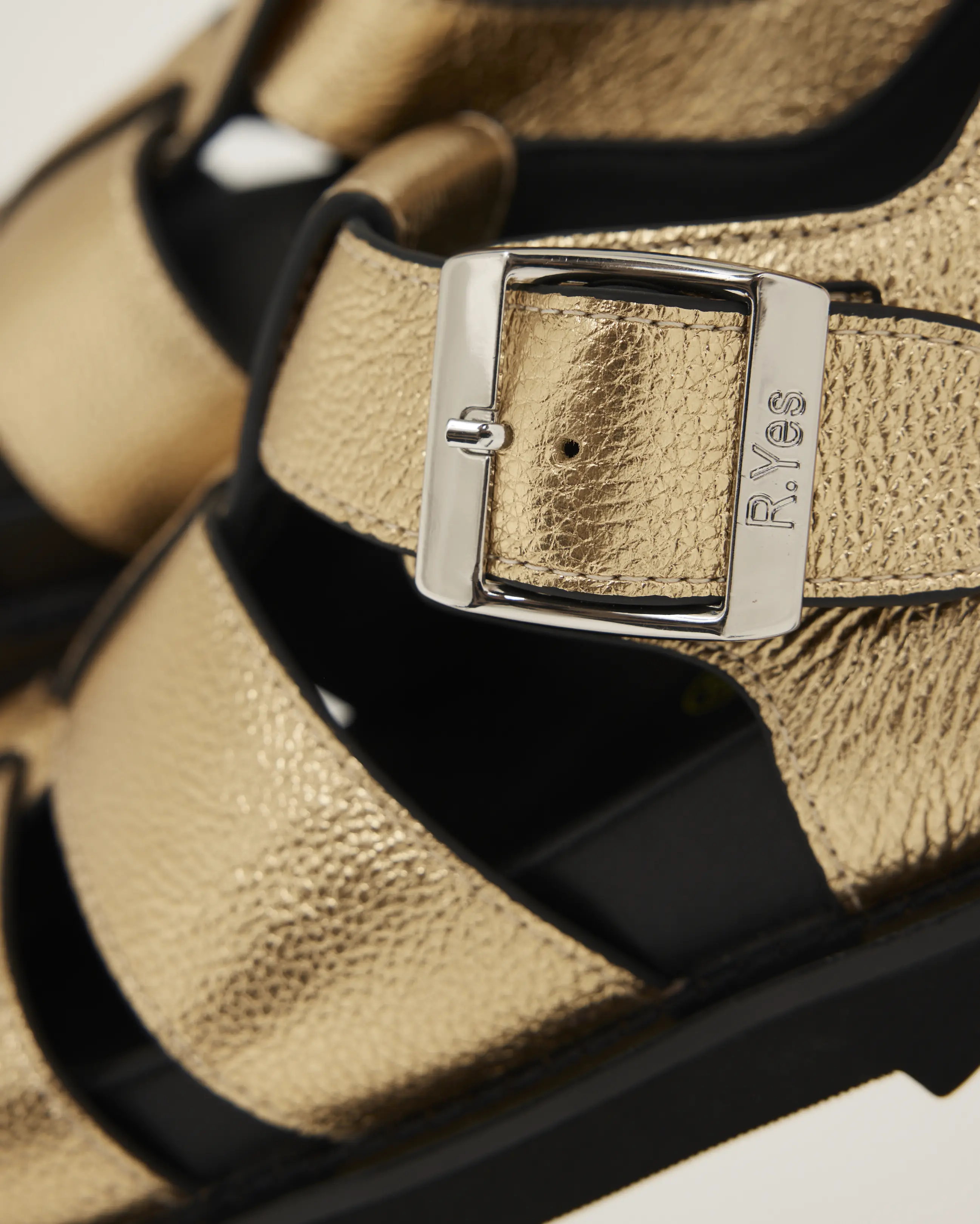 Arkestra 2.0 Fisherman Leather Sandal | Vivid Gold - Image 3