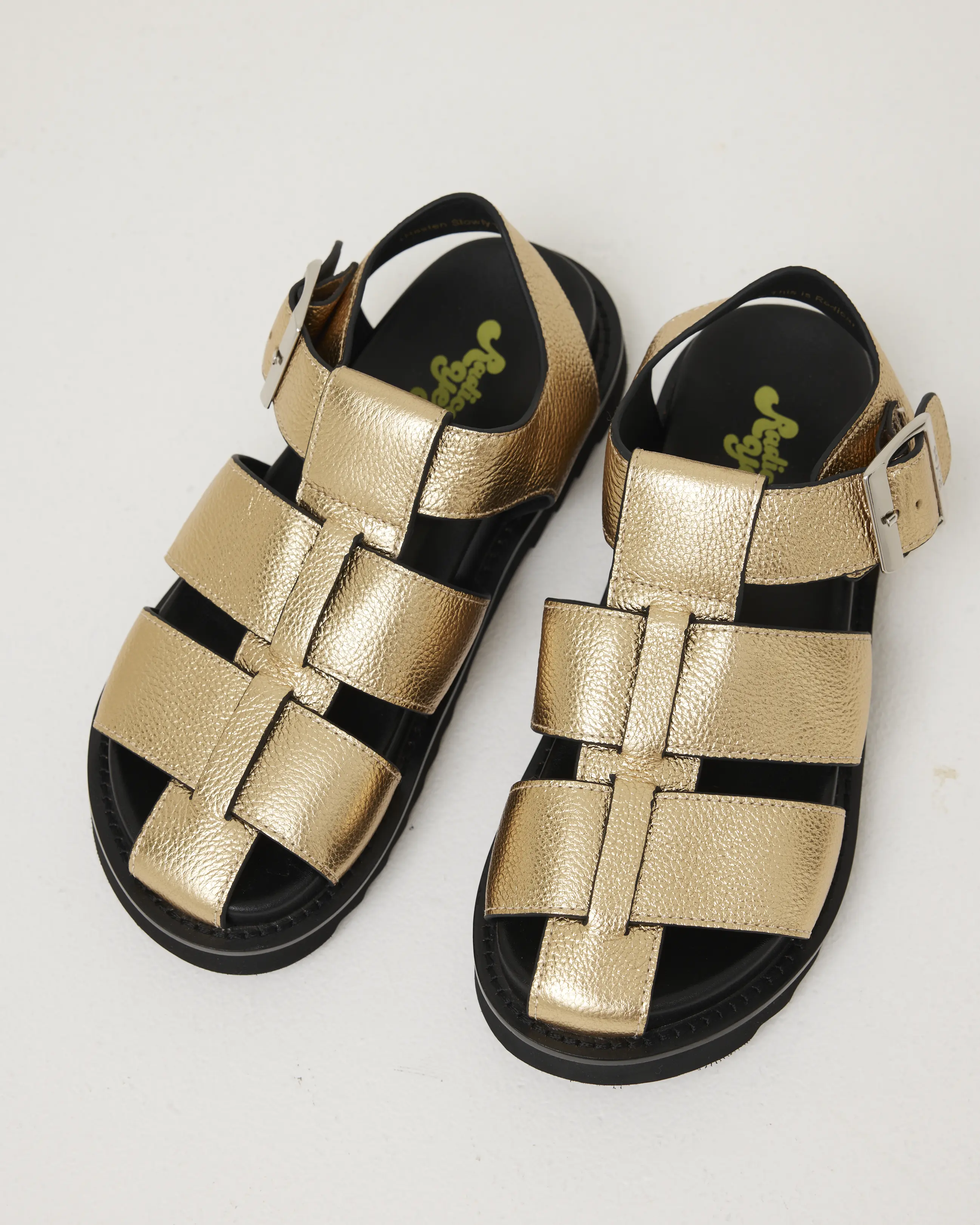 Arkestra 2.0 Fisherman Leather Sandal | Vivid Gold - Image 4