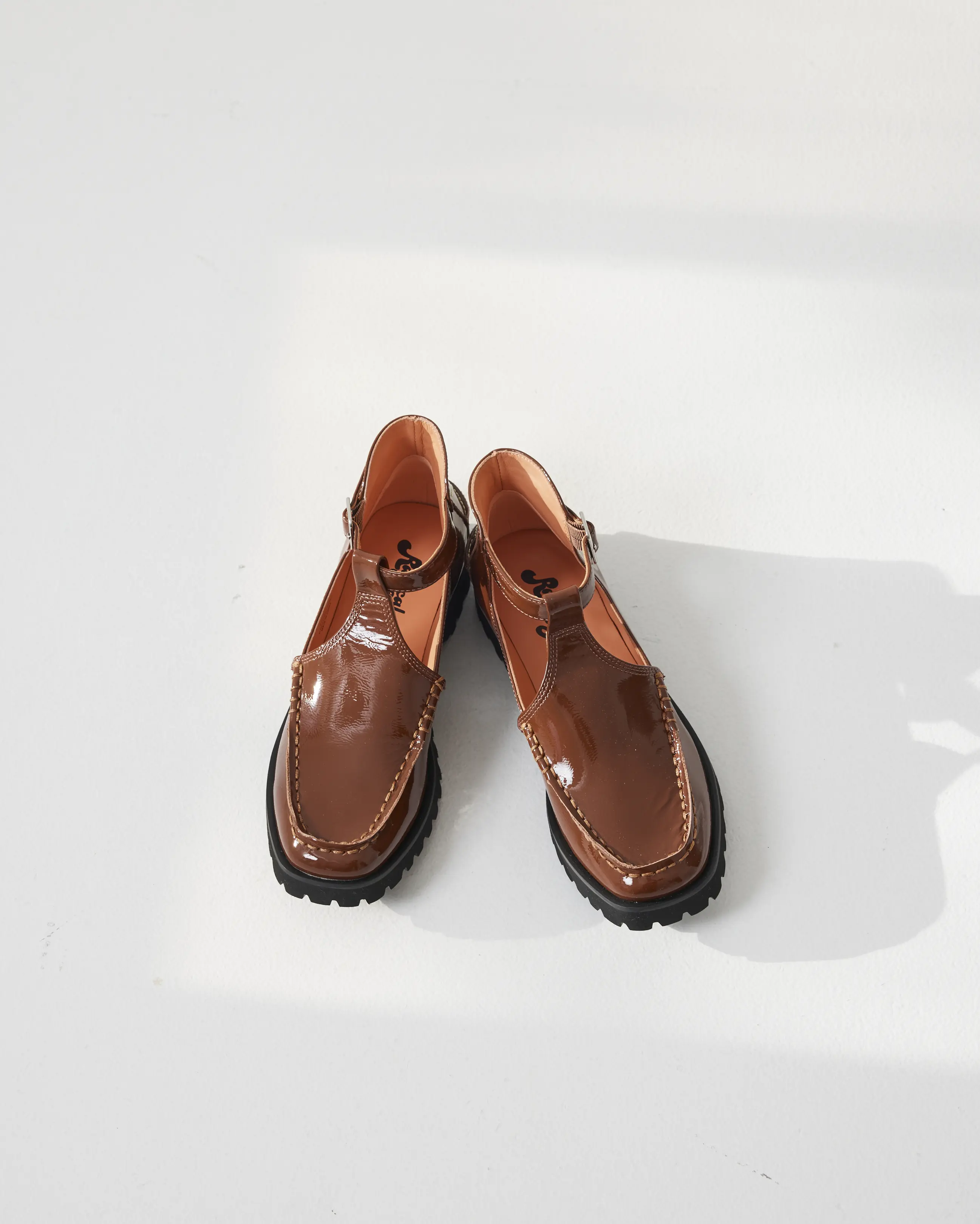 Astral T-Bar Leather Boot | Toffee - Image 5
