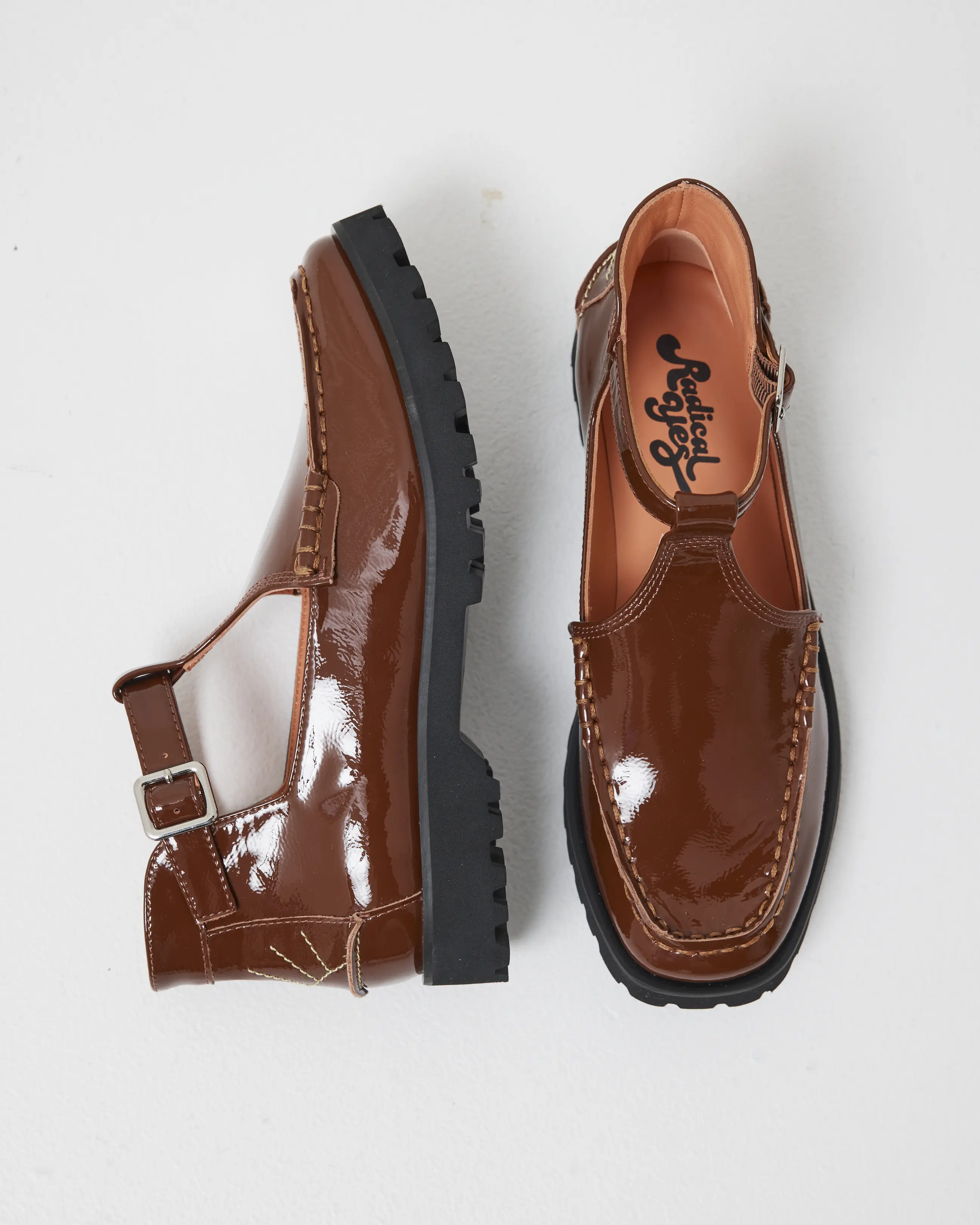 Astral T-Bar Leather Boot | Toffee - Image 6