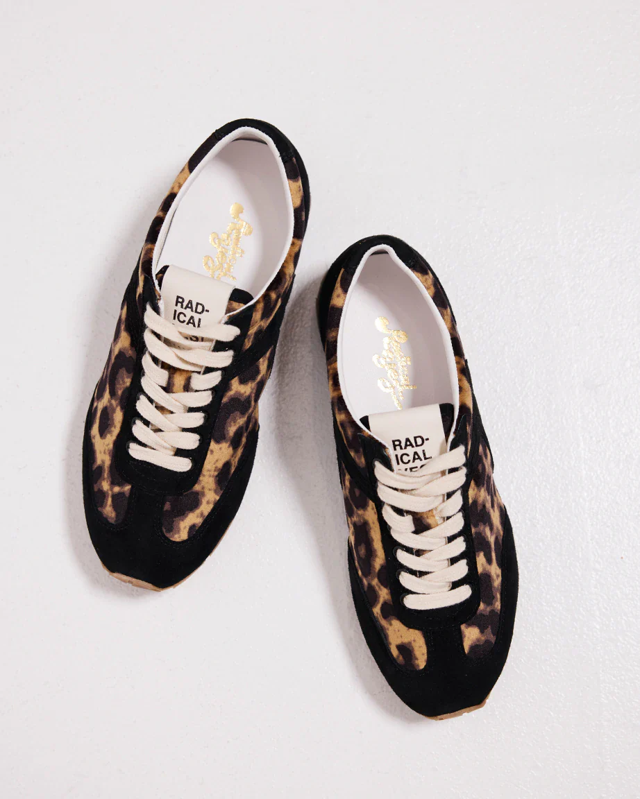 Ballet Core Sneaker | Leopard Velvet - Image 4