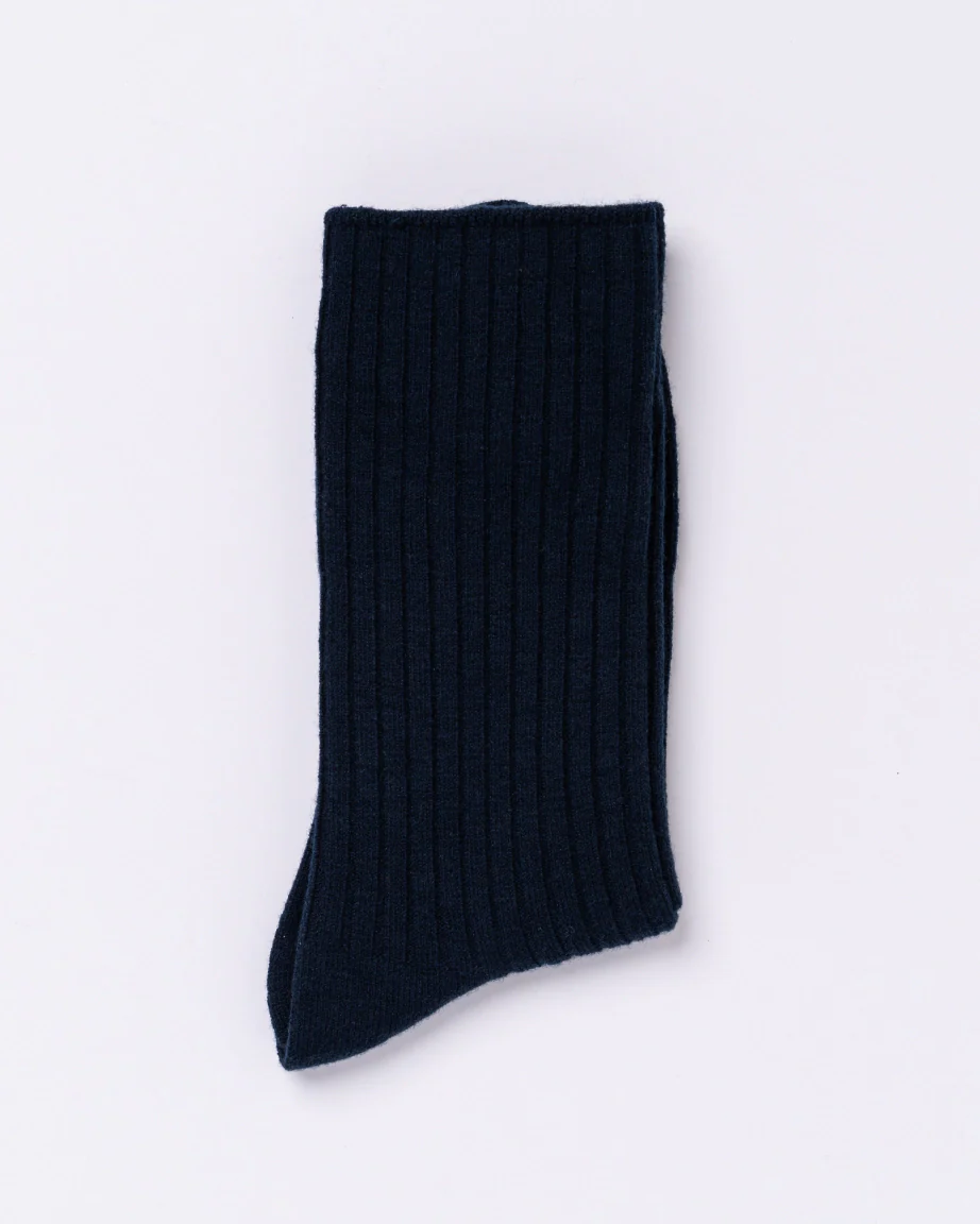 Chusette 100% Premium Wool Seamless Socks | Navy Blue - Image 3