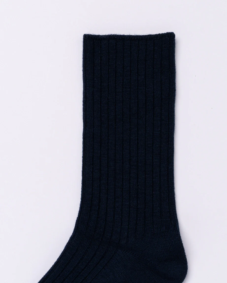 Chusette 100% Premium Wool Seamless Socks | Navy Blue - Image 5