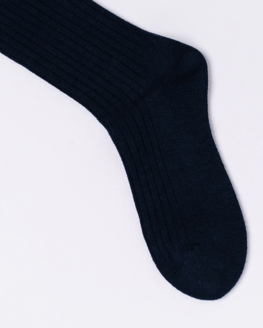 Chusette 100% Premium Wool Seamless Socks | Navy Blue - Image 6