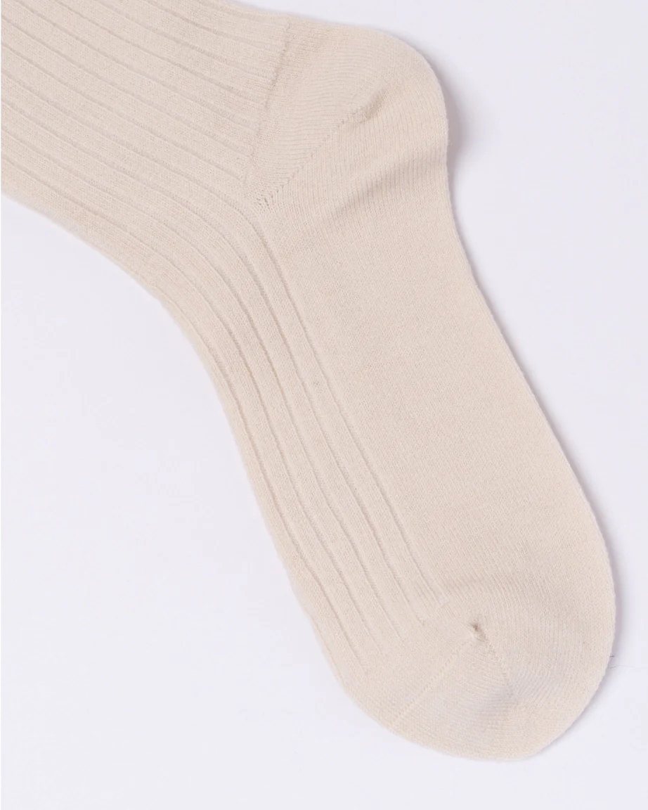 Chusette 100% Premium Wool Seamless Socks | Vanilla Cream - Image 6