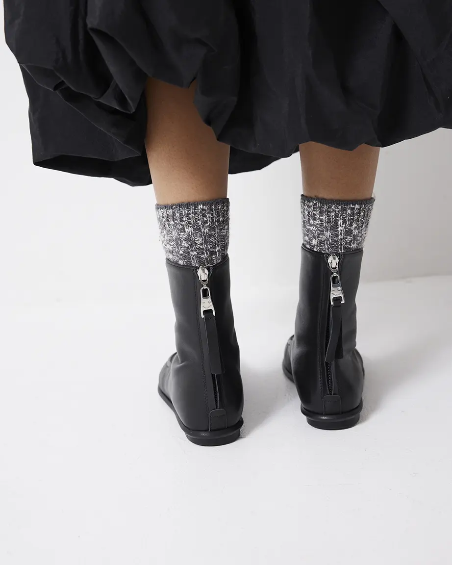 Cocoon Boot | Black Leather - Image 3