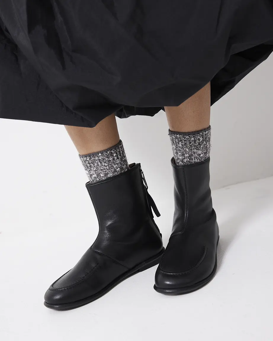 Cocoon Boot | Black Leather - Image 4