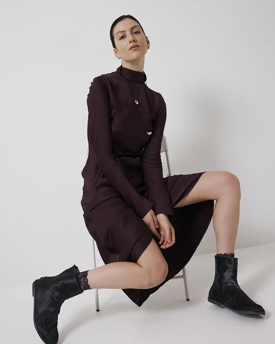 Cocoon Boot | Black Pony Hair - Image 6