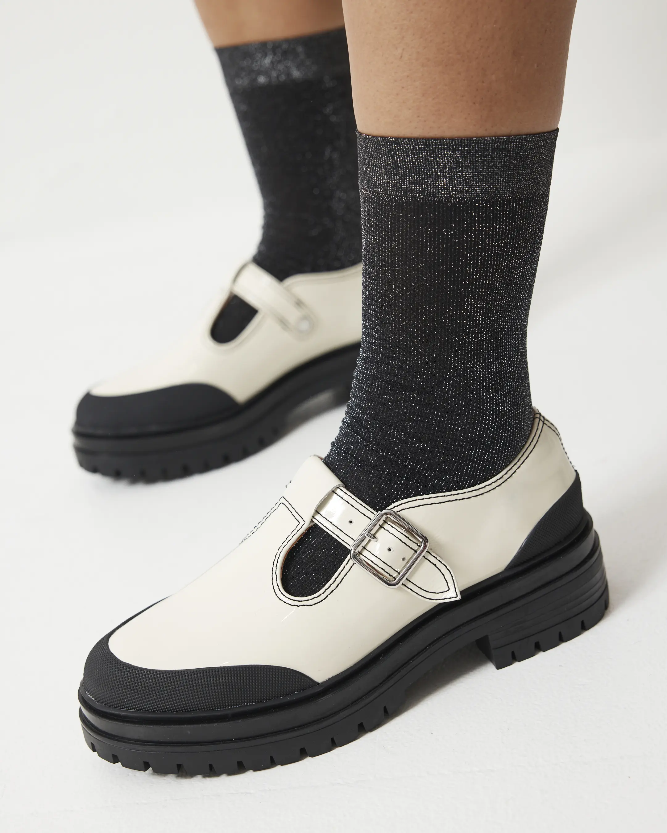 Icehouse Street T-Bar Shoe | Milk Gloss - Image 3