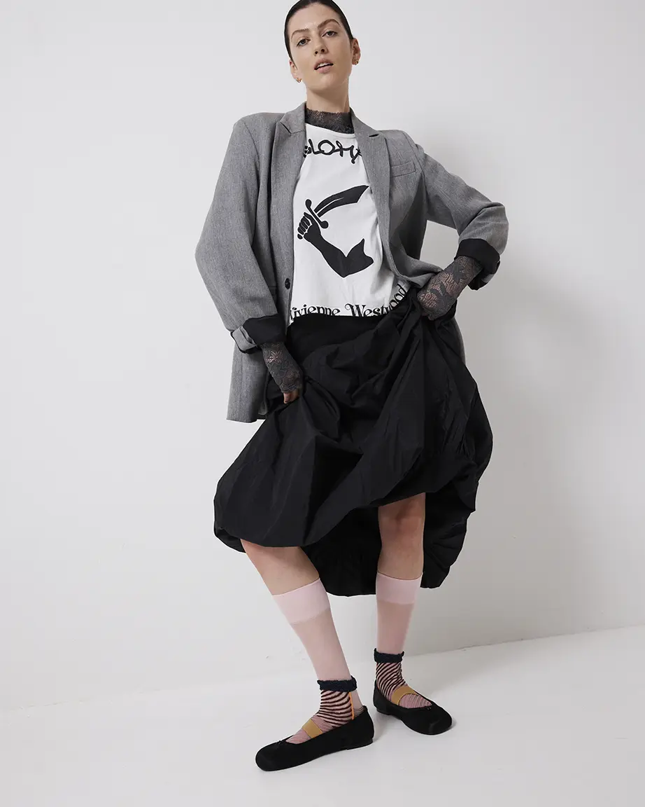 Lou Lou Stitch Toe Ballet | Black Ponyhair - Image 7