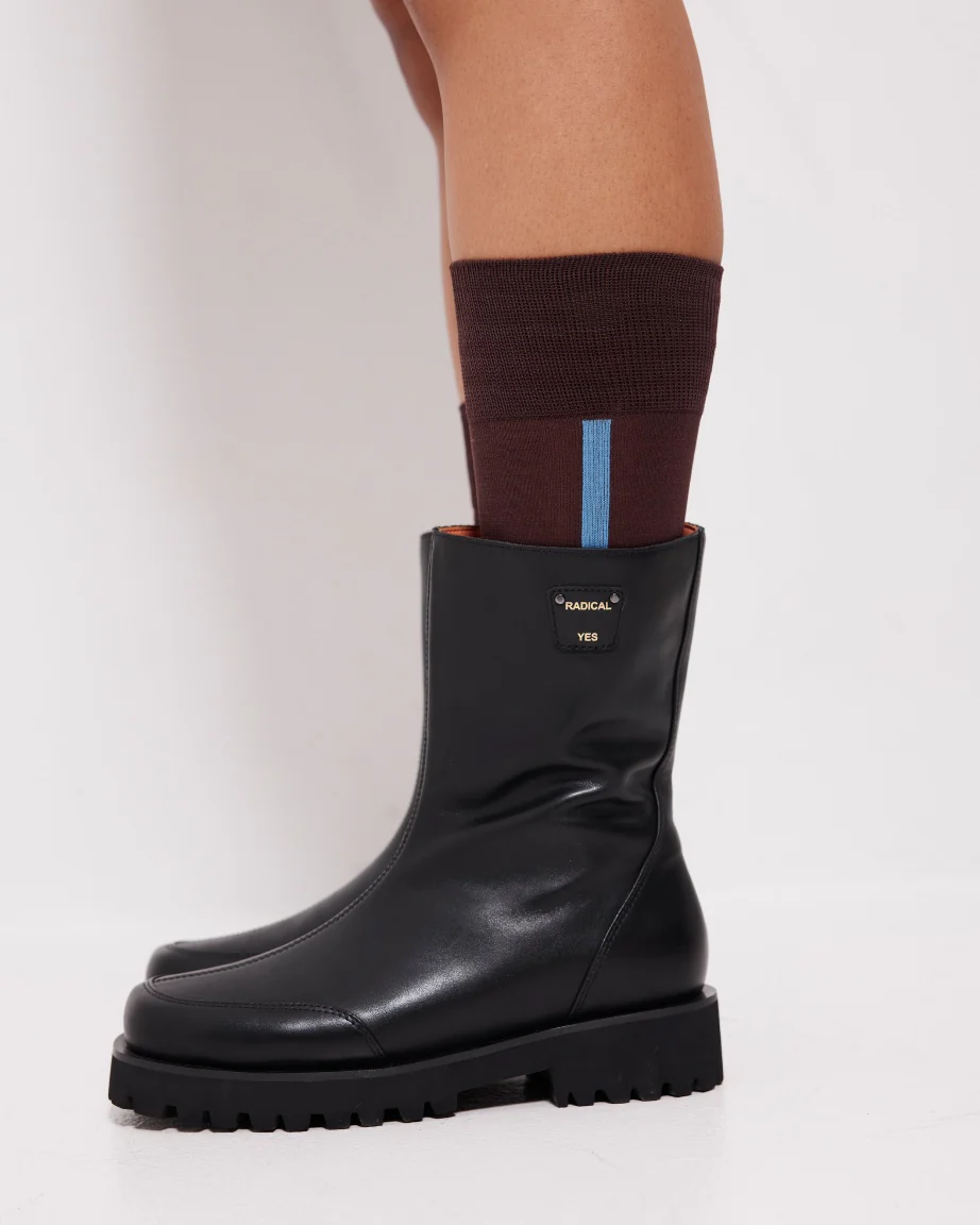 Luminous Midi Boot | Black - Image 6