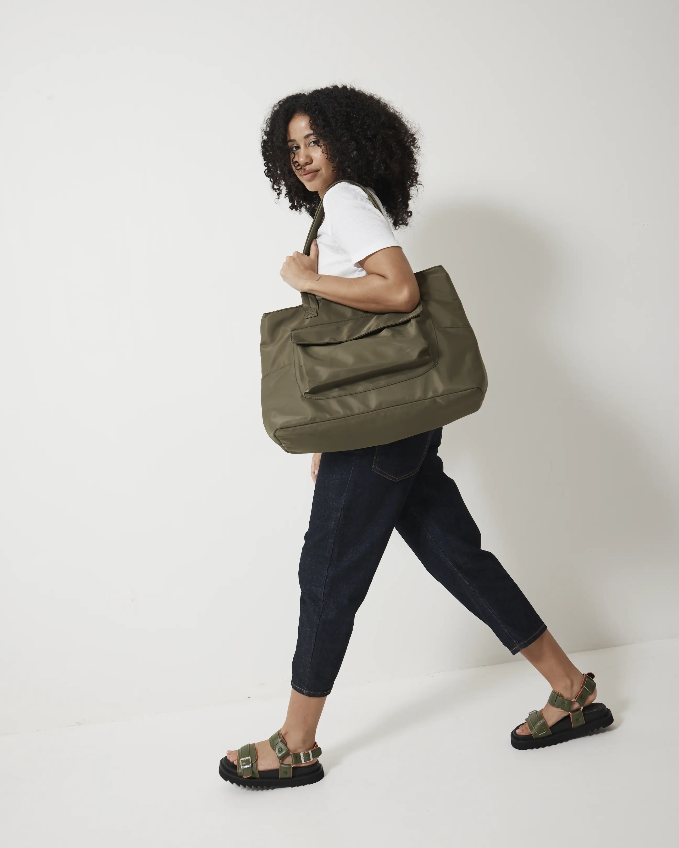Paloma Market Tote | Pickle - Image 4