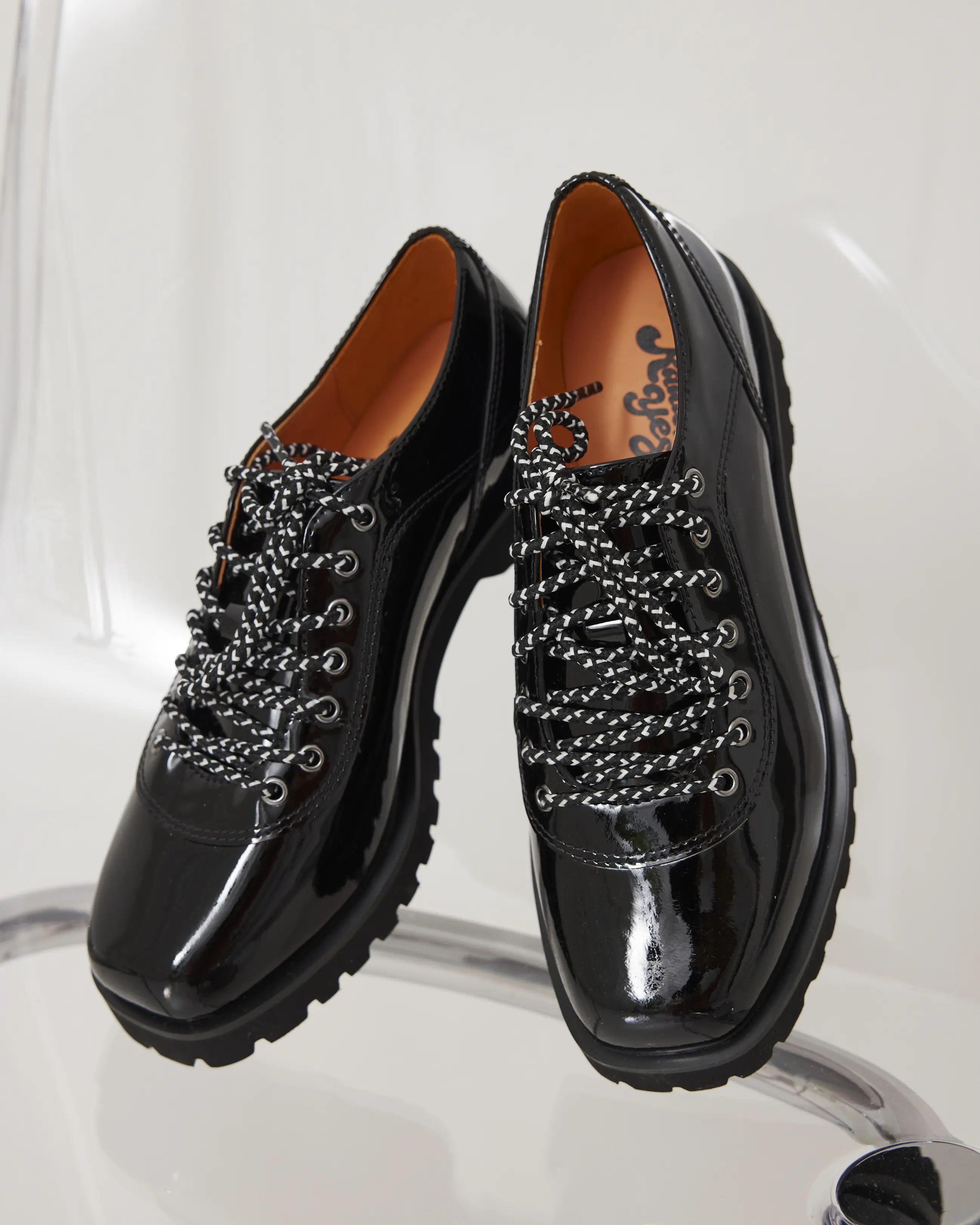 Maya Lace Up | Black Patent - Image 7