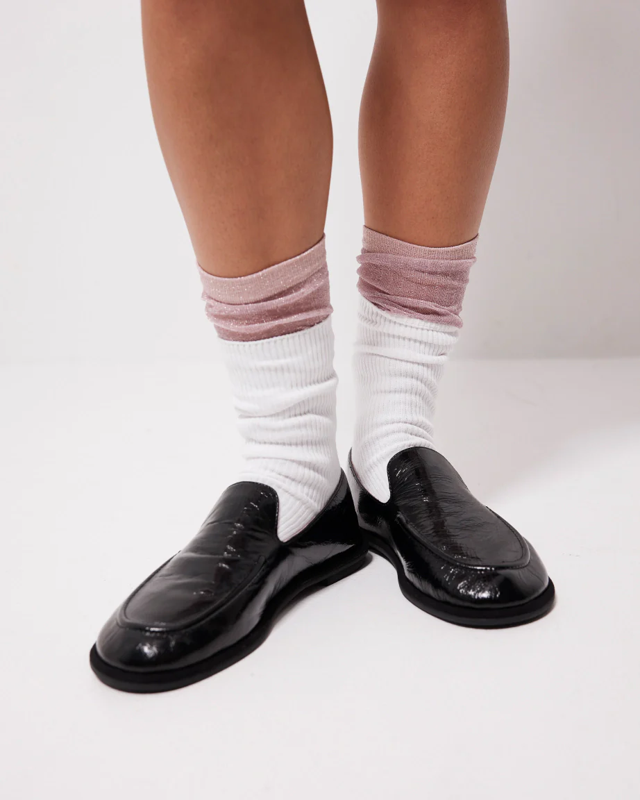 Meriem Hotel Leather Loafer | Black Crush - Image 3