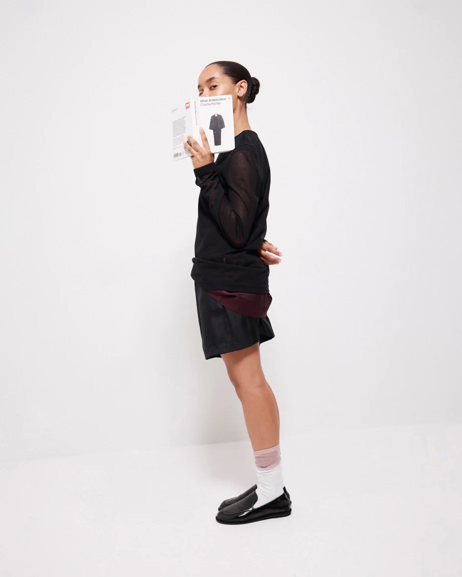 Meriem Hotel Leather Loafer | Black Crush - Image 6