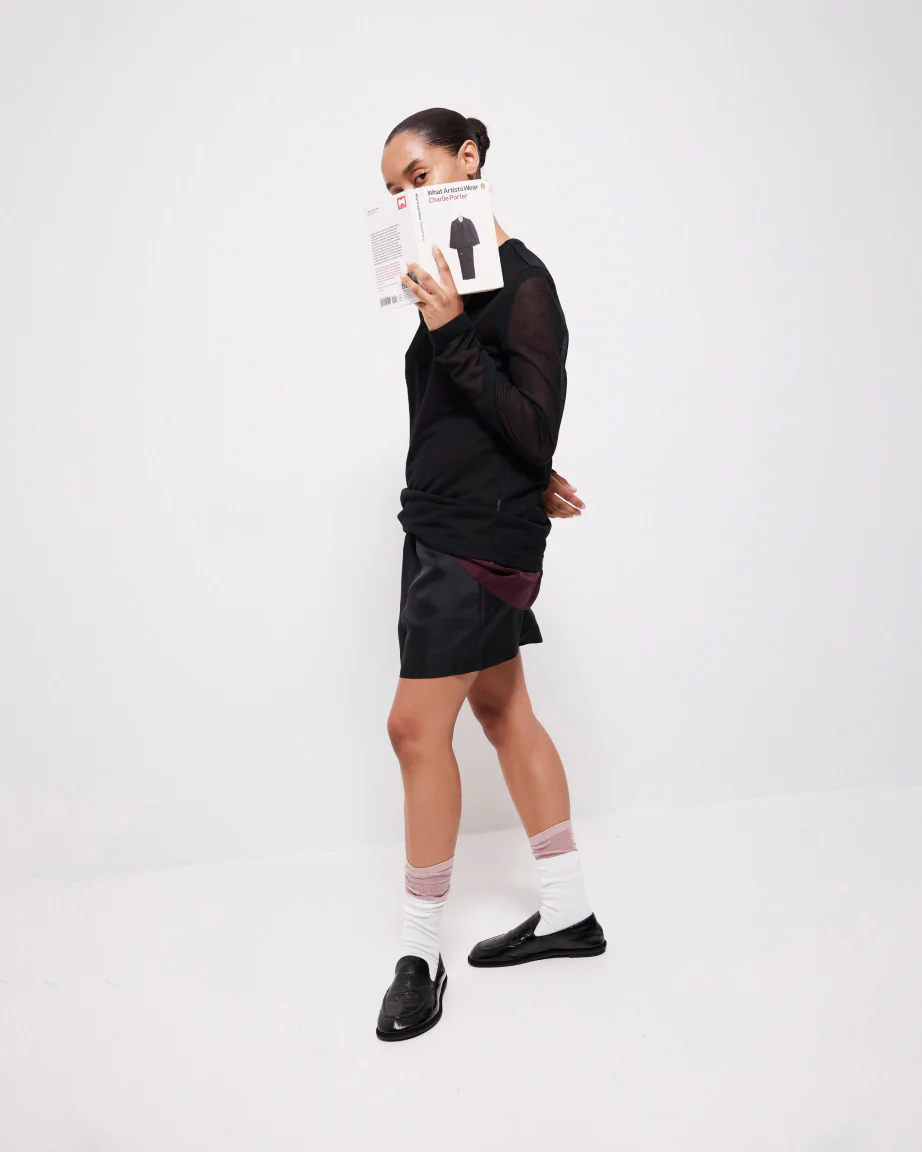 Meriem Hotel Leather Loafer | Black Crush - Image 7