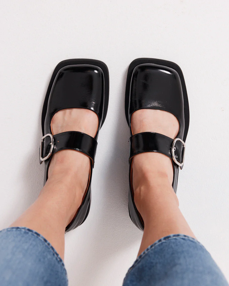 Monae Buckle Shoe | Black Crush - Image 4