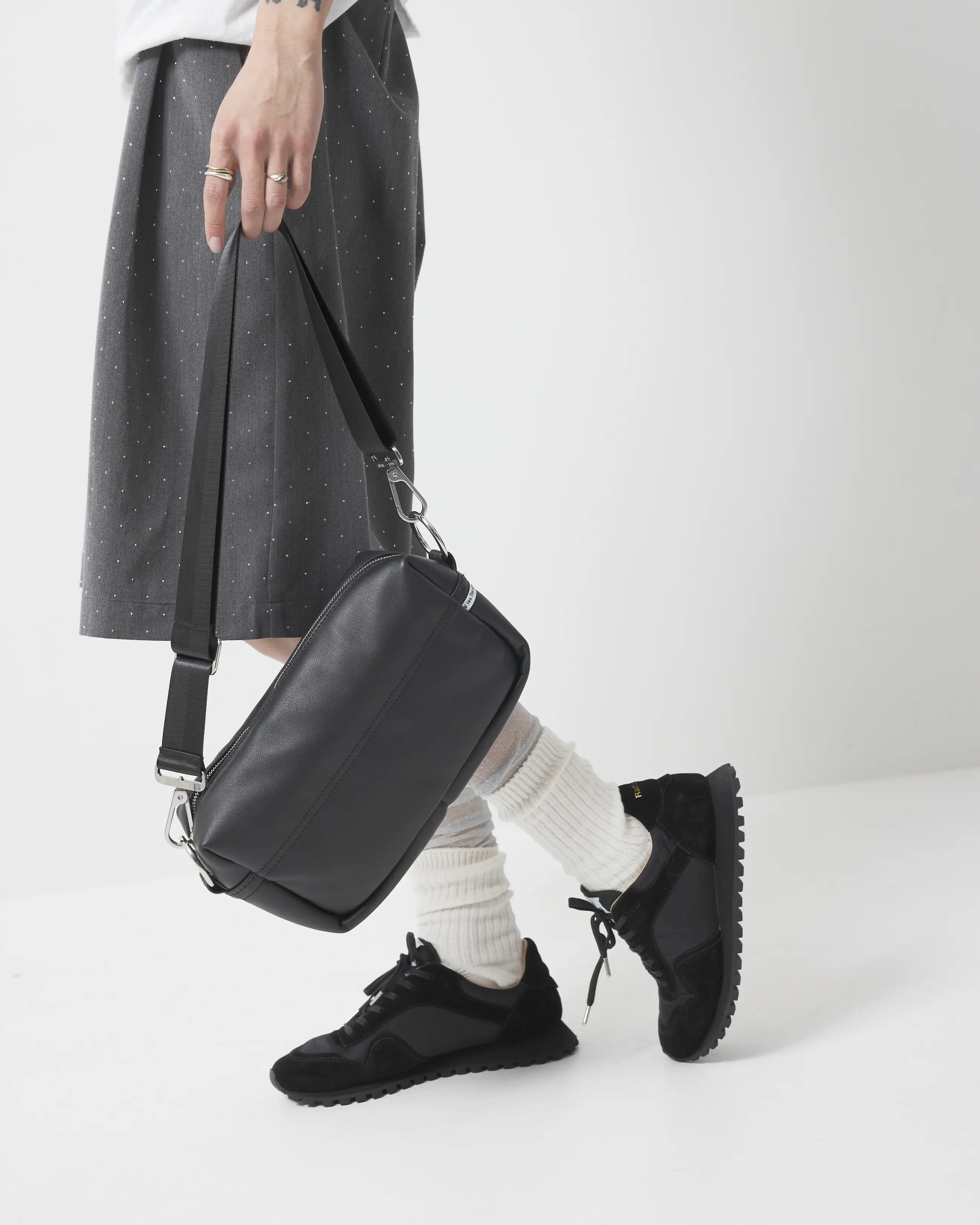 Moon Street Lace Up Sneaker | Black - Image 7