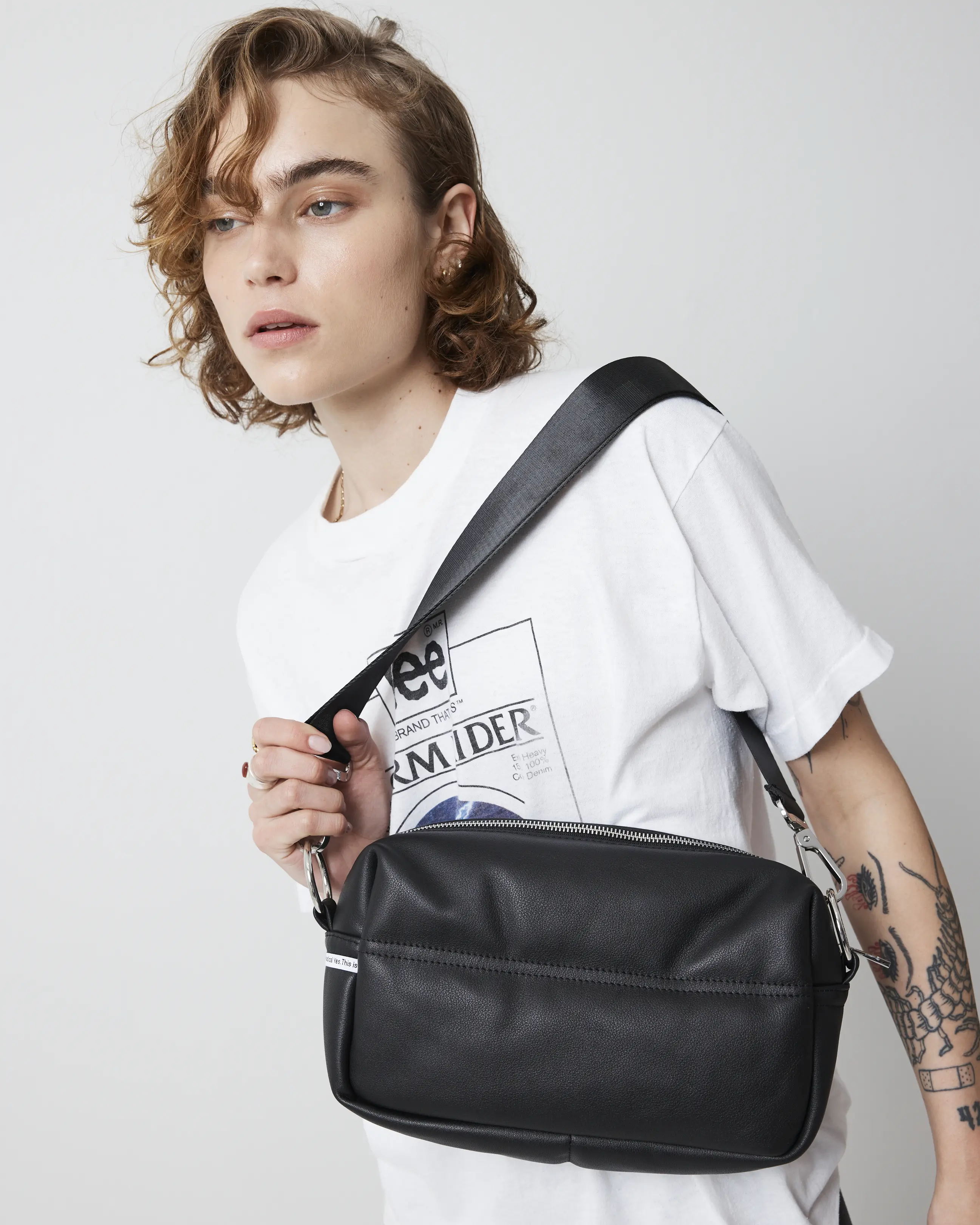 North Star Leather Clutch | Black - Image 3