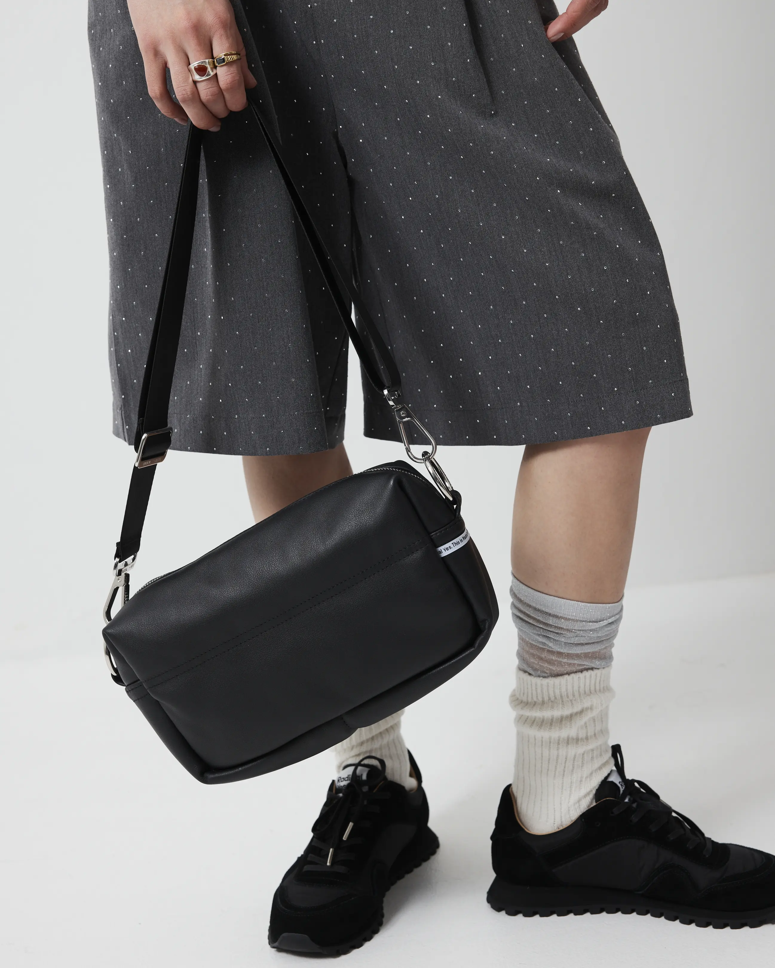 North Star Leather Clutch | Black - Image 4