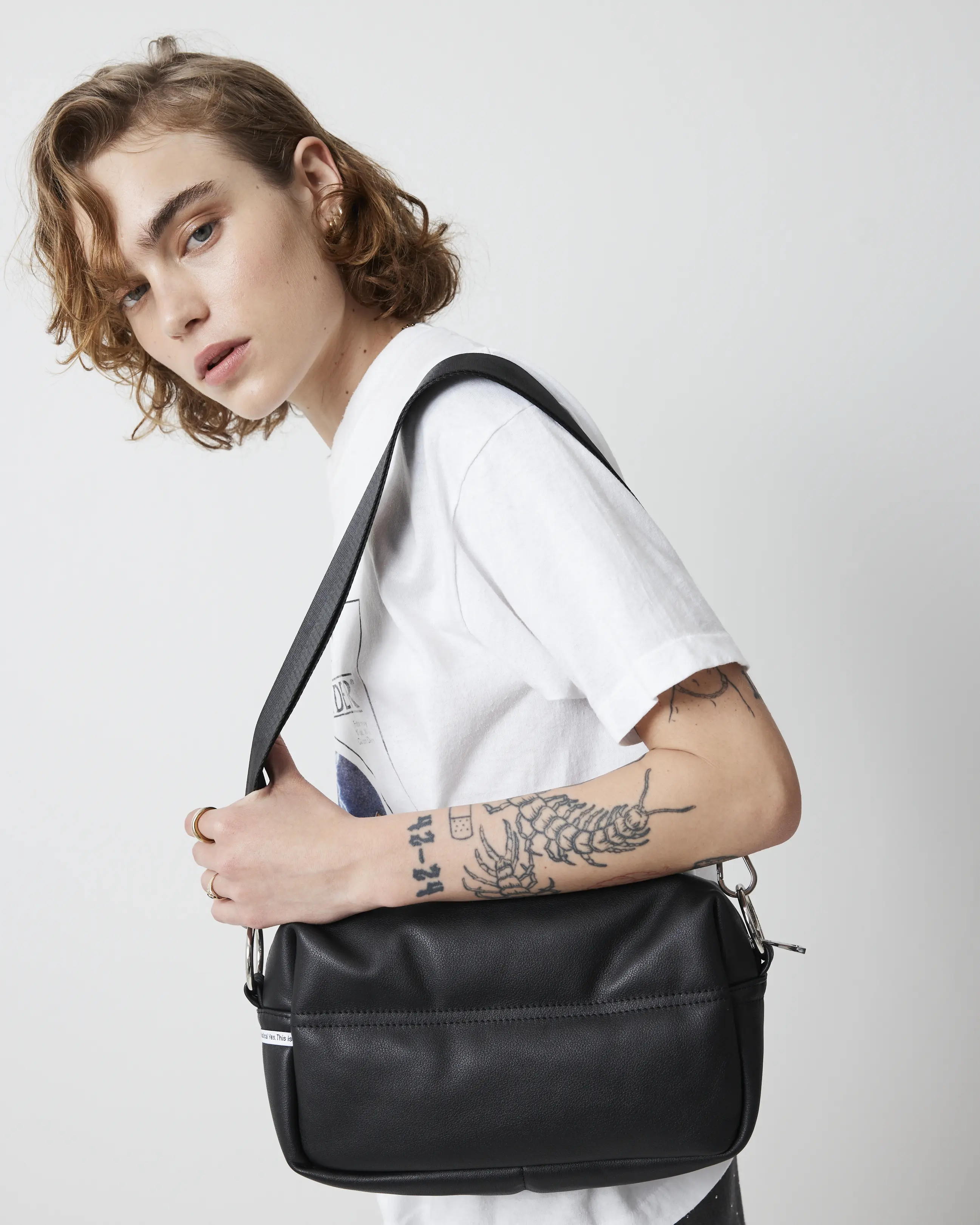 North Star Leather Clutch | Black - Image 5