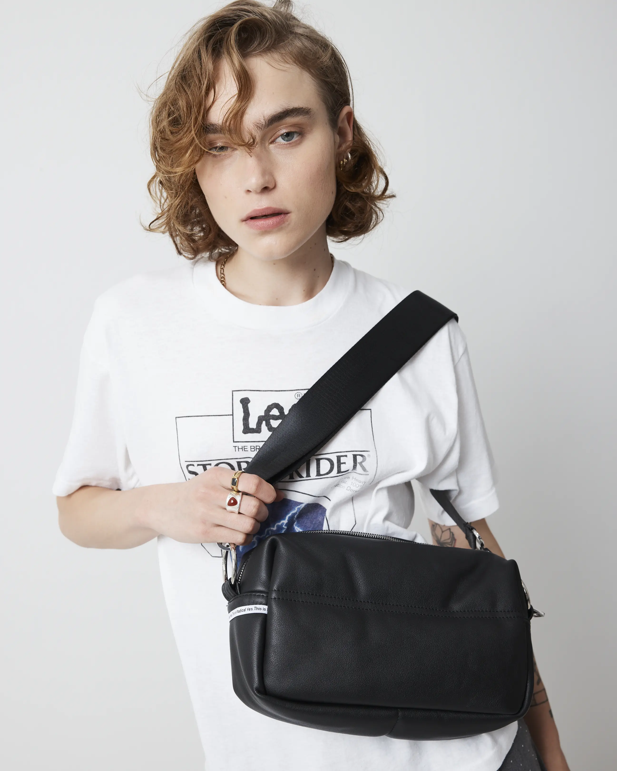 North Star Leather Clutch | Black - Image 6
