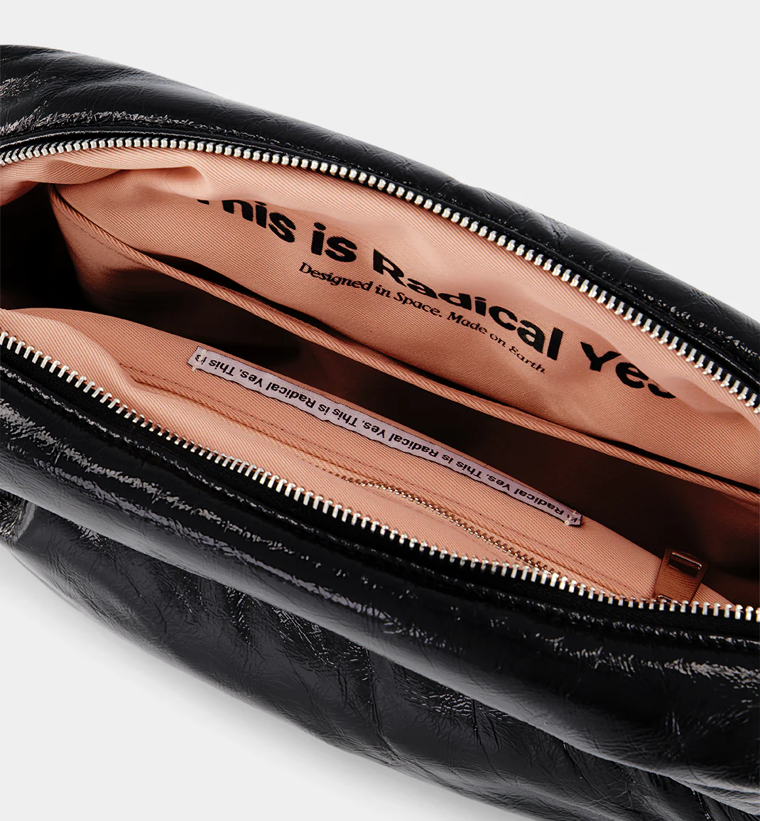 North Star Leather Clutch | Black Crush - Image 3