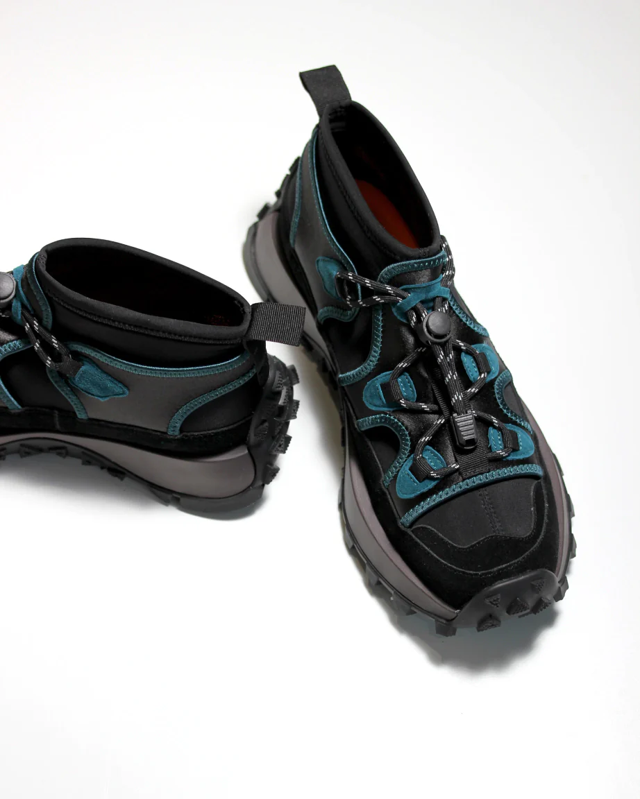 Osaka Neoprene and Leather Hiker | Petrol - Image 3