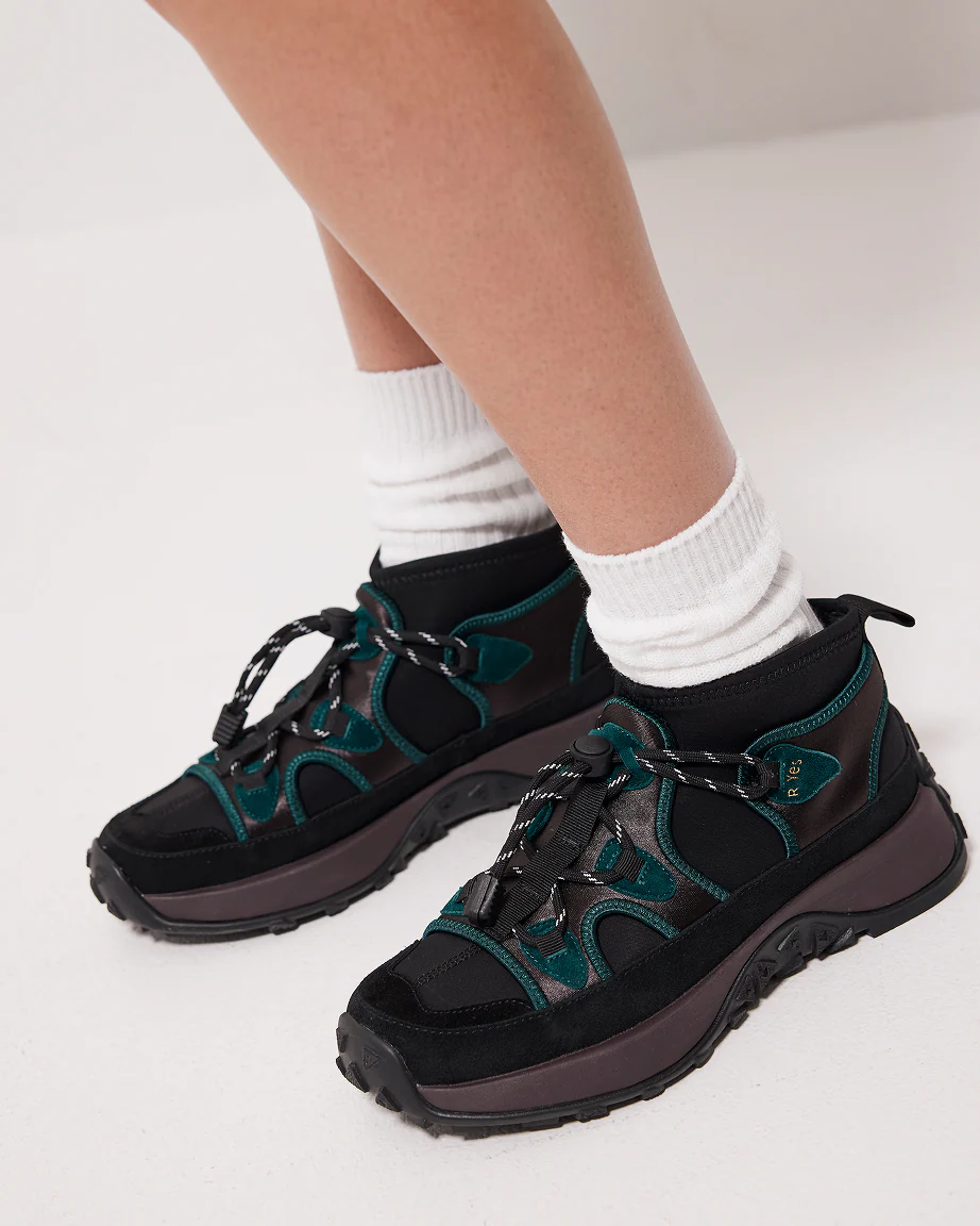Osaka Neoprene and Leather Hiker | Petrol - Image 4