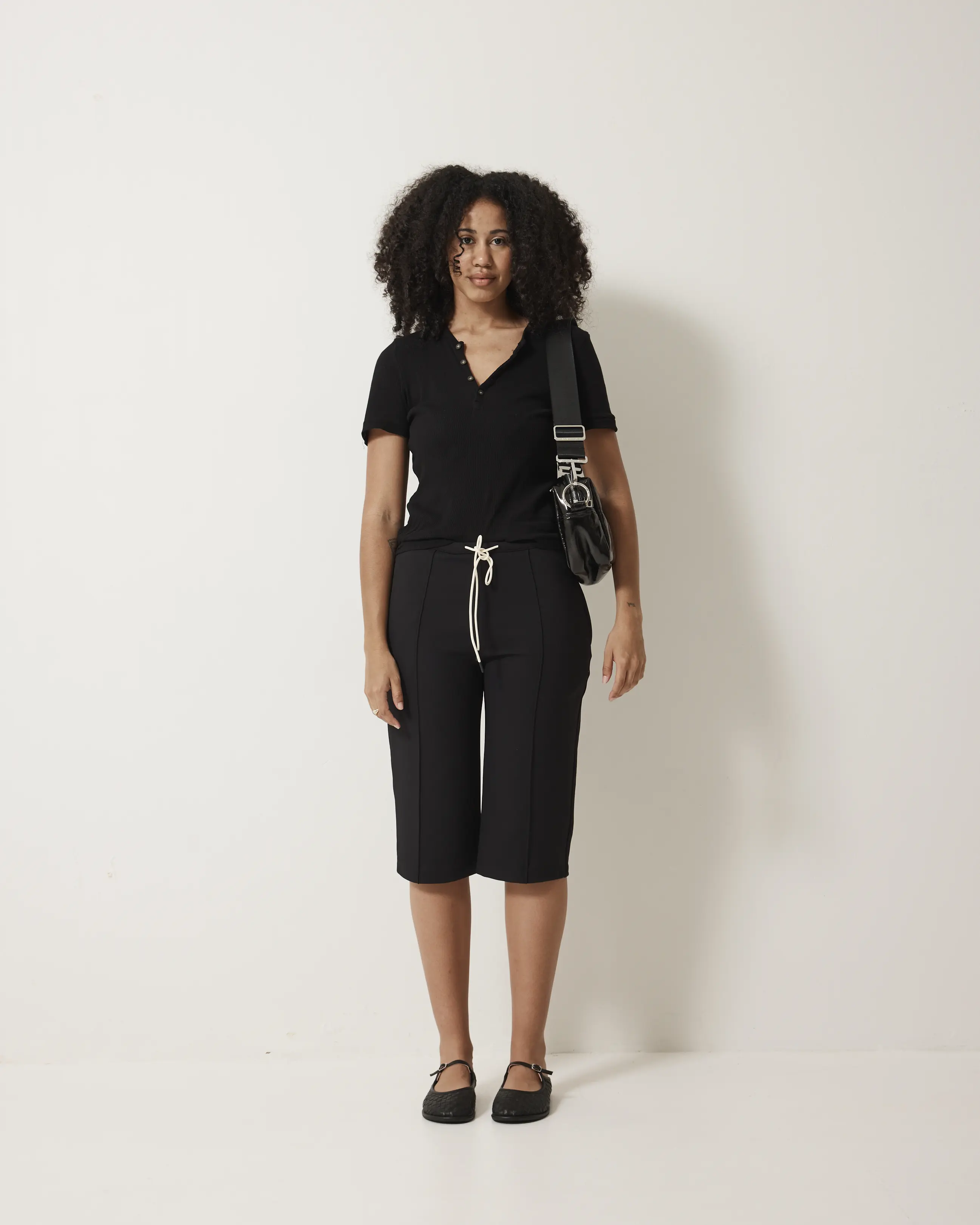 Pixie Woven Leather Mule | Black - Image 5