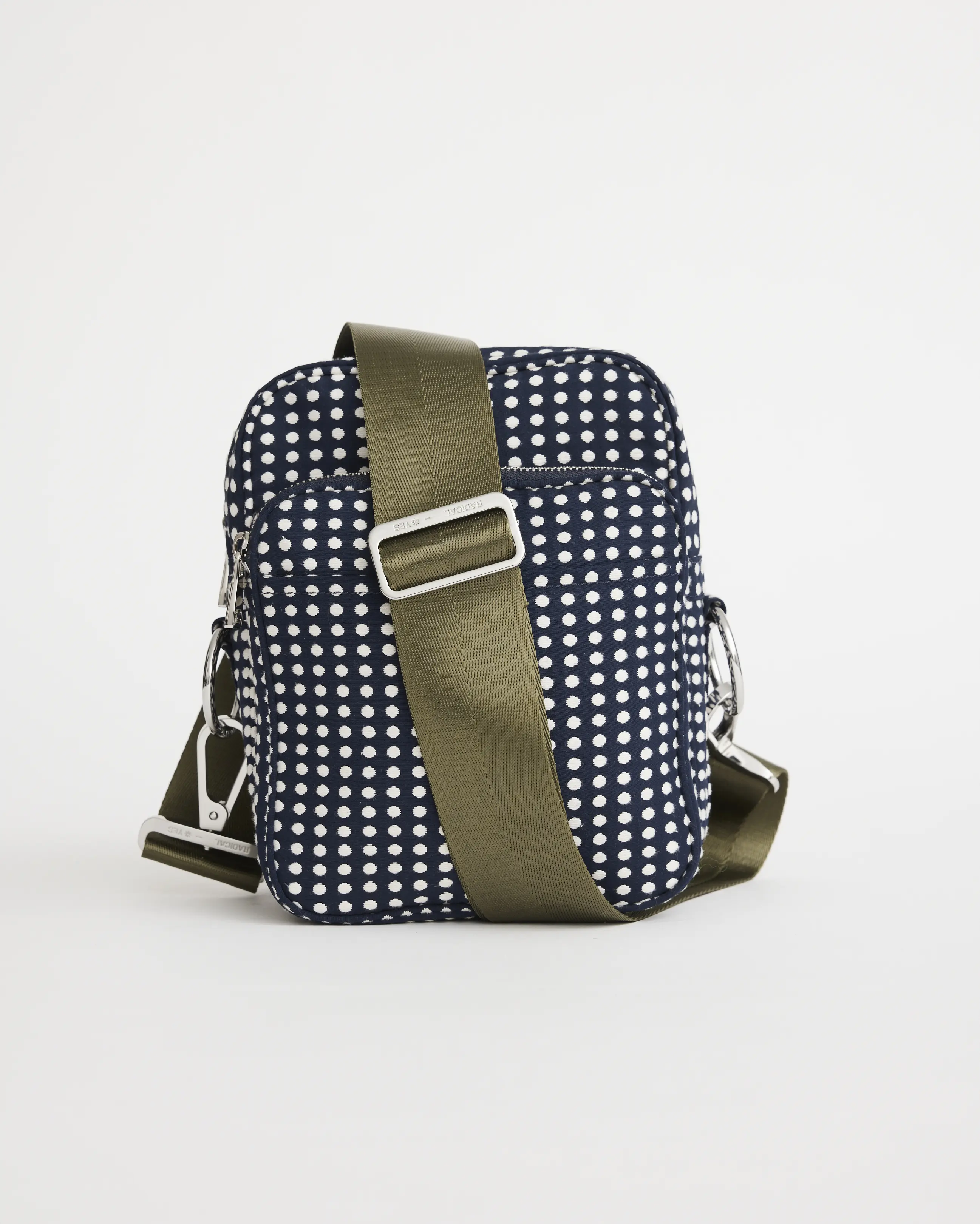 Radiance 2.0 Nylon Bag | Navy Polka Dot