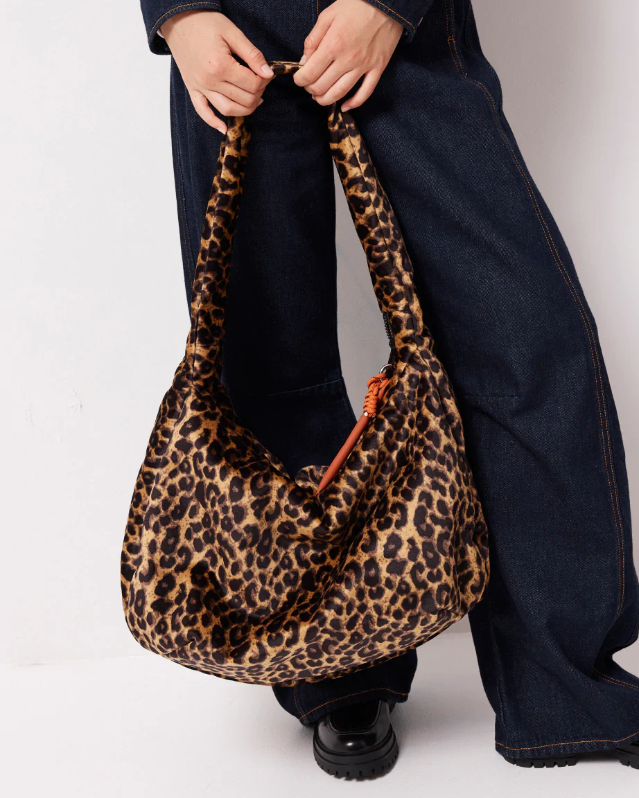 Rainbow Tote | Leopard Print Velvet - Image 3