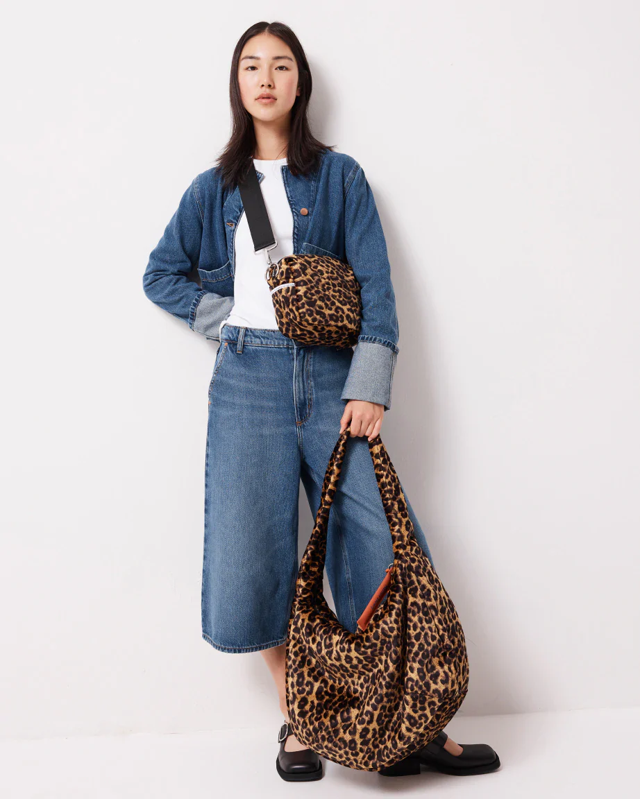 Rainbow Tote | Leopard Print Velvet - Image 7