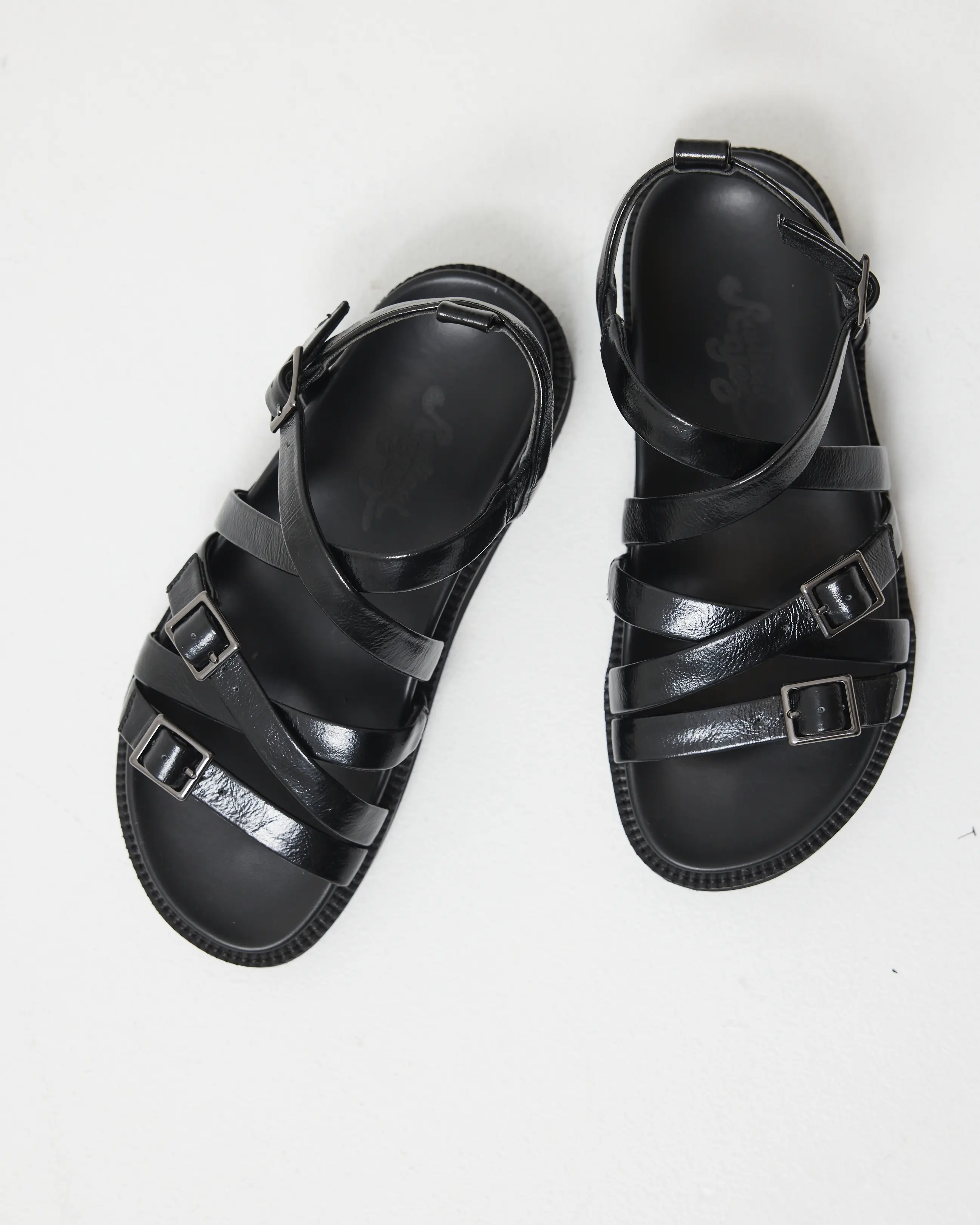 Sophia Strappy Sandal | Black Crush - Image 3