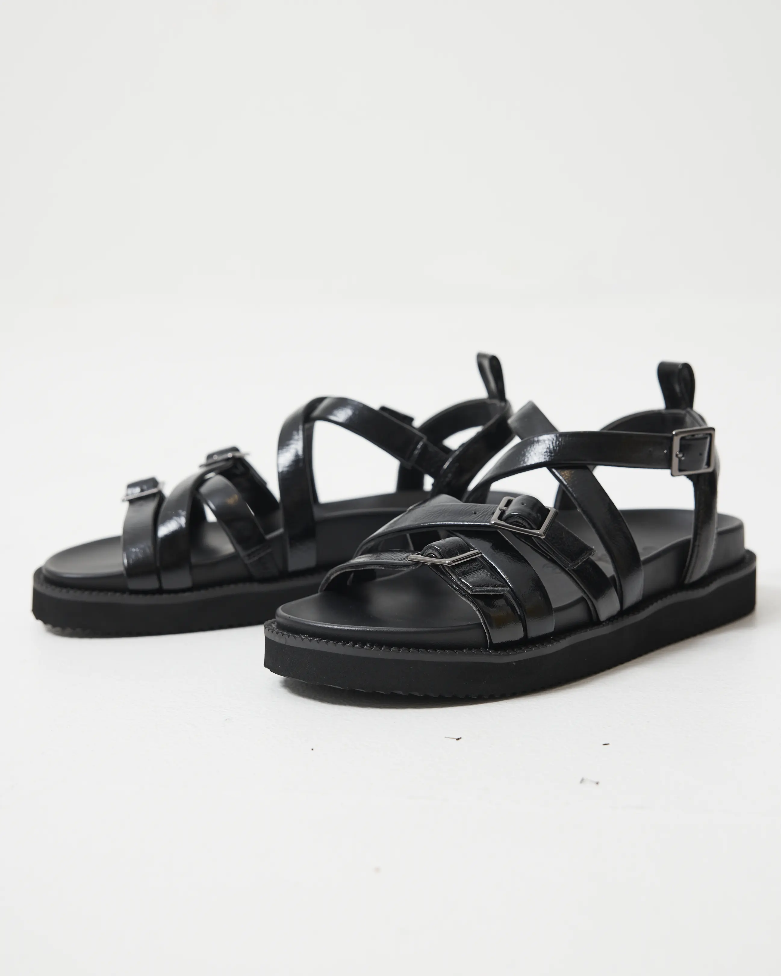 Sophia Strappy Sandal | Black Crush - Image 6