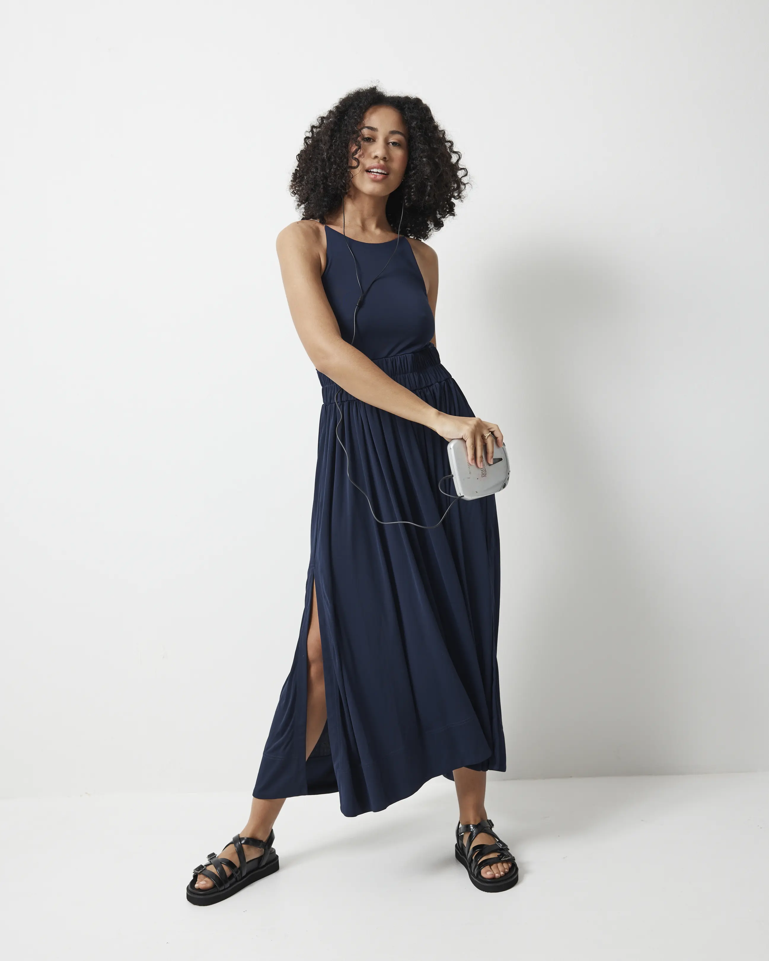 Sophia Strappy Sandal | Black Crush - Image 8