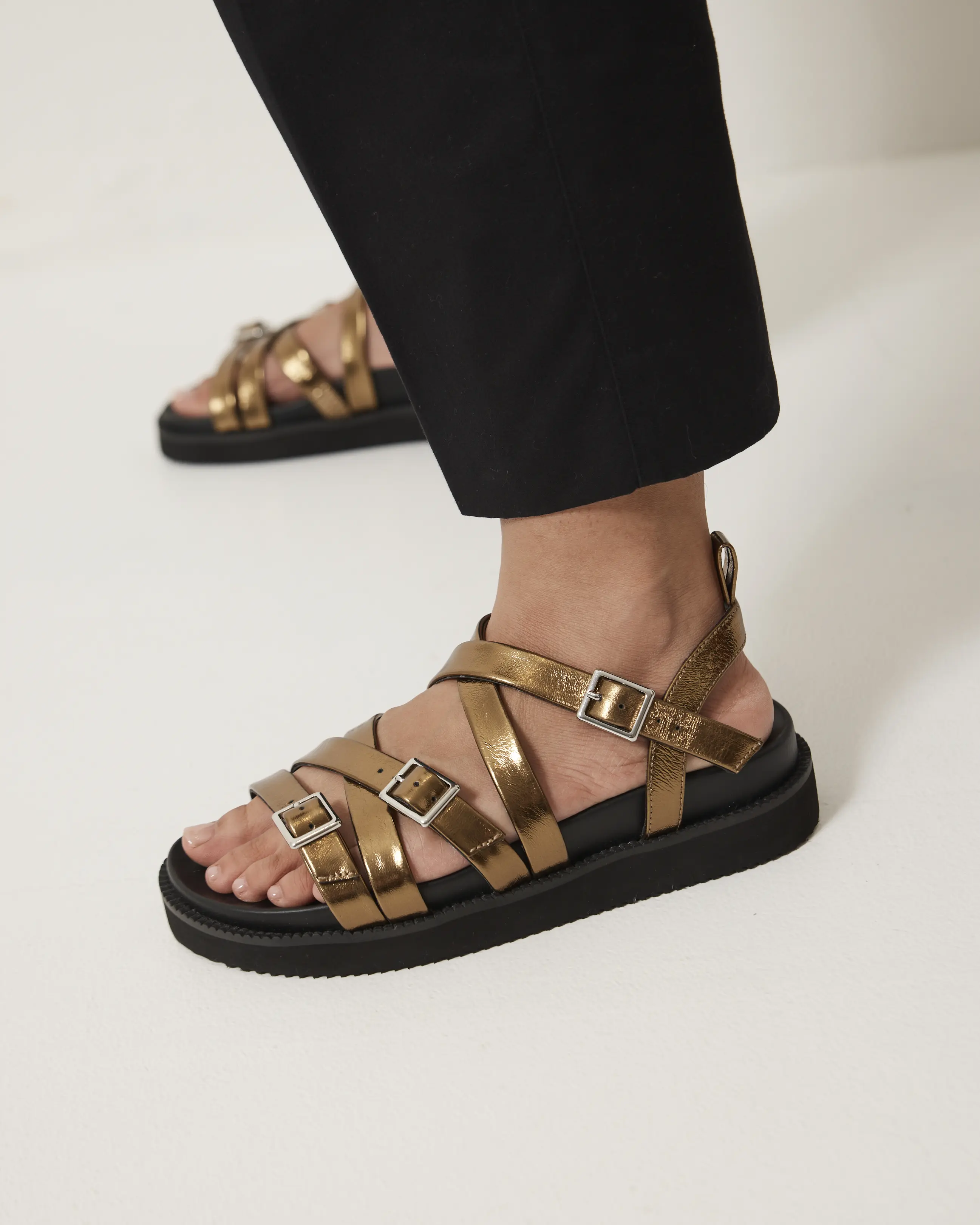 Sophia Strappy Sandal | Bronze Crush - Image 4