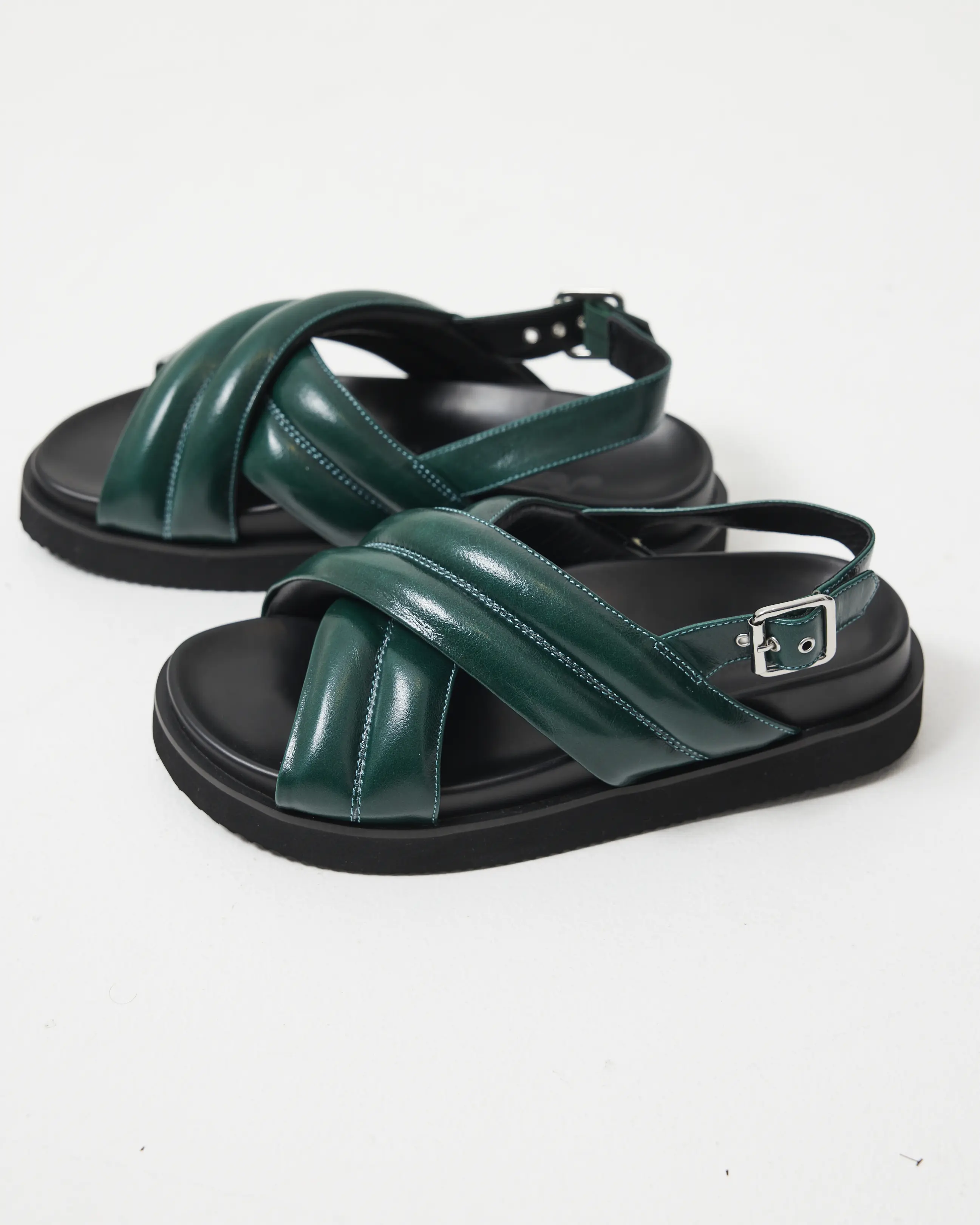 Summer Love Crossover Sandal | Jade Green - Image 3