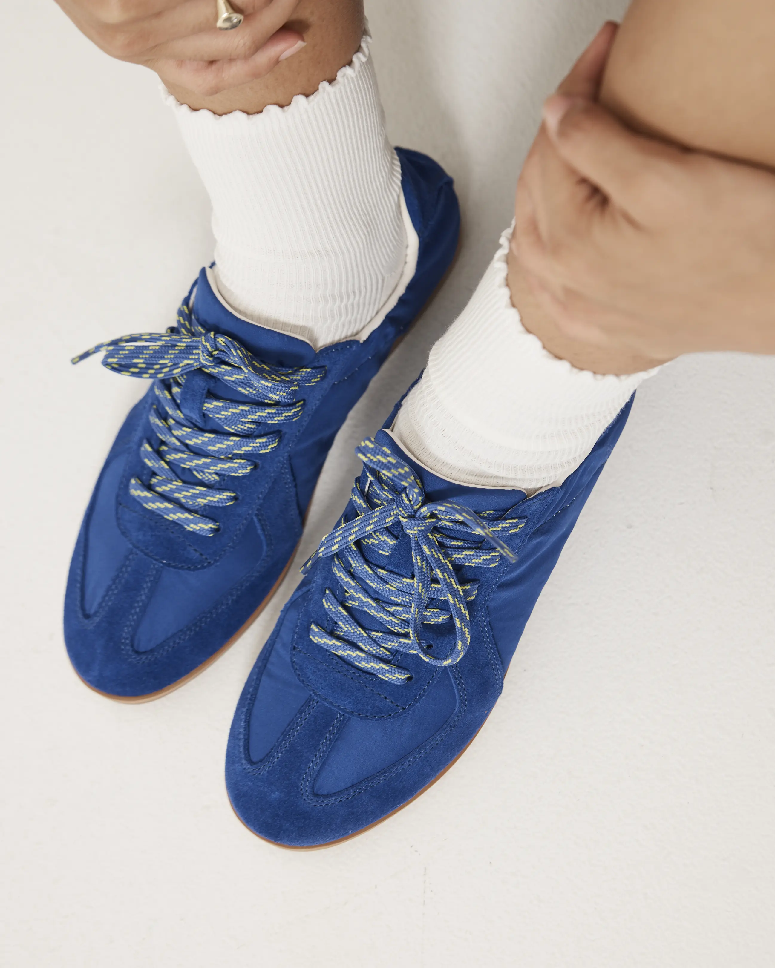 Sun Street Lace Up Sneaker | Klein Blue - Image 3