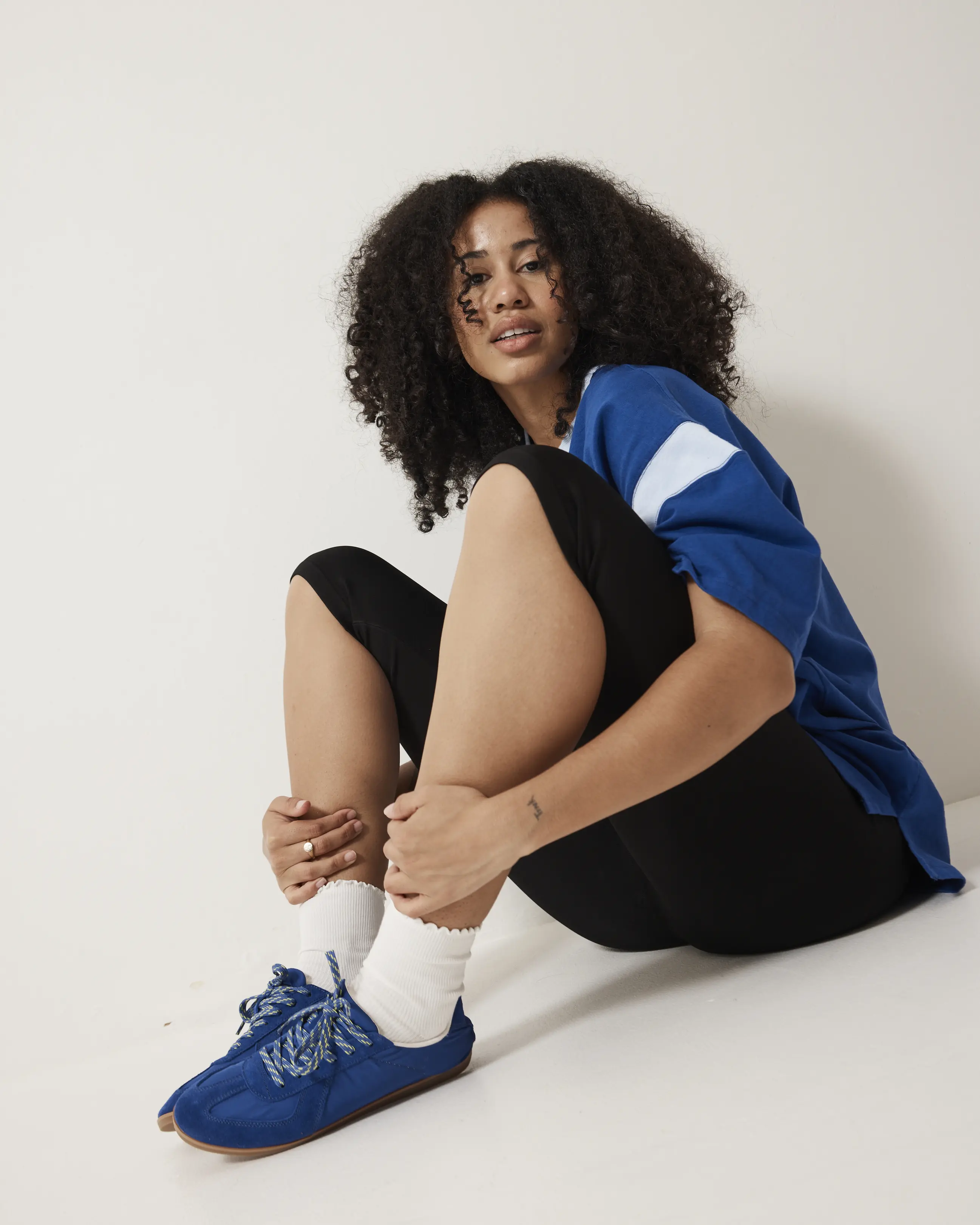 Sun Street Lace Up Sneaker | Klein Blue - Image 4