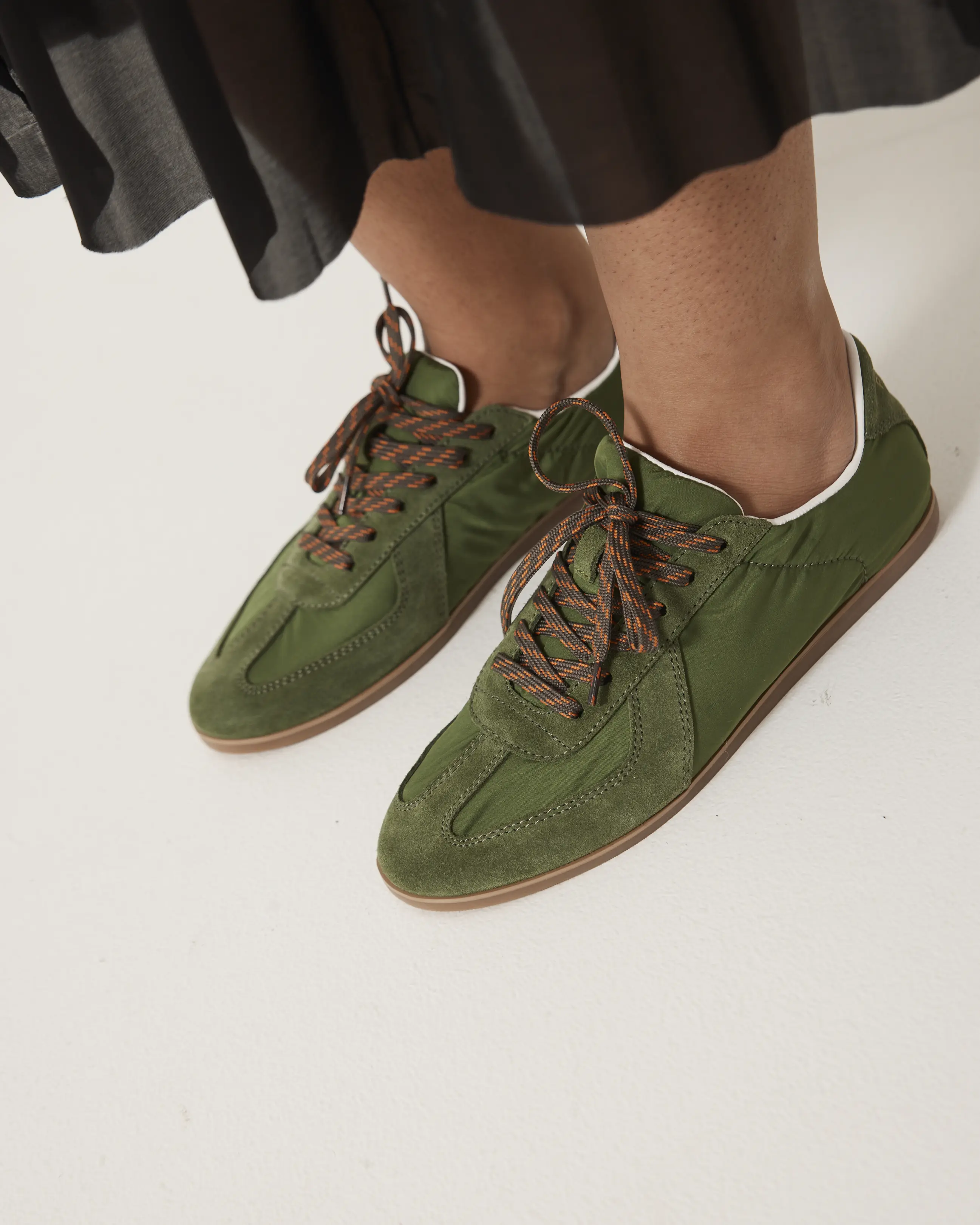 Sun Street Lace Up Sneaker | Moss Green - Image 3
