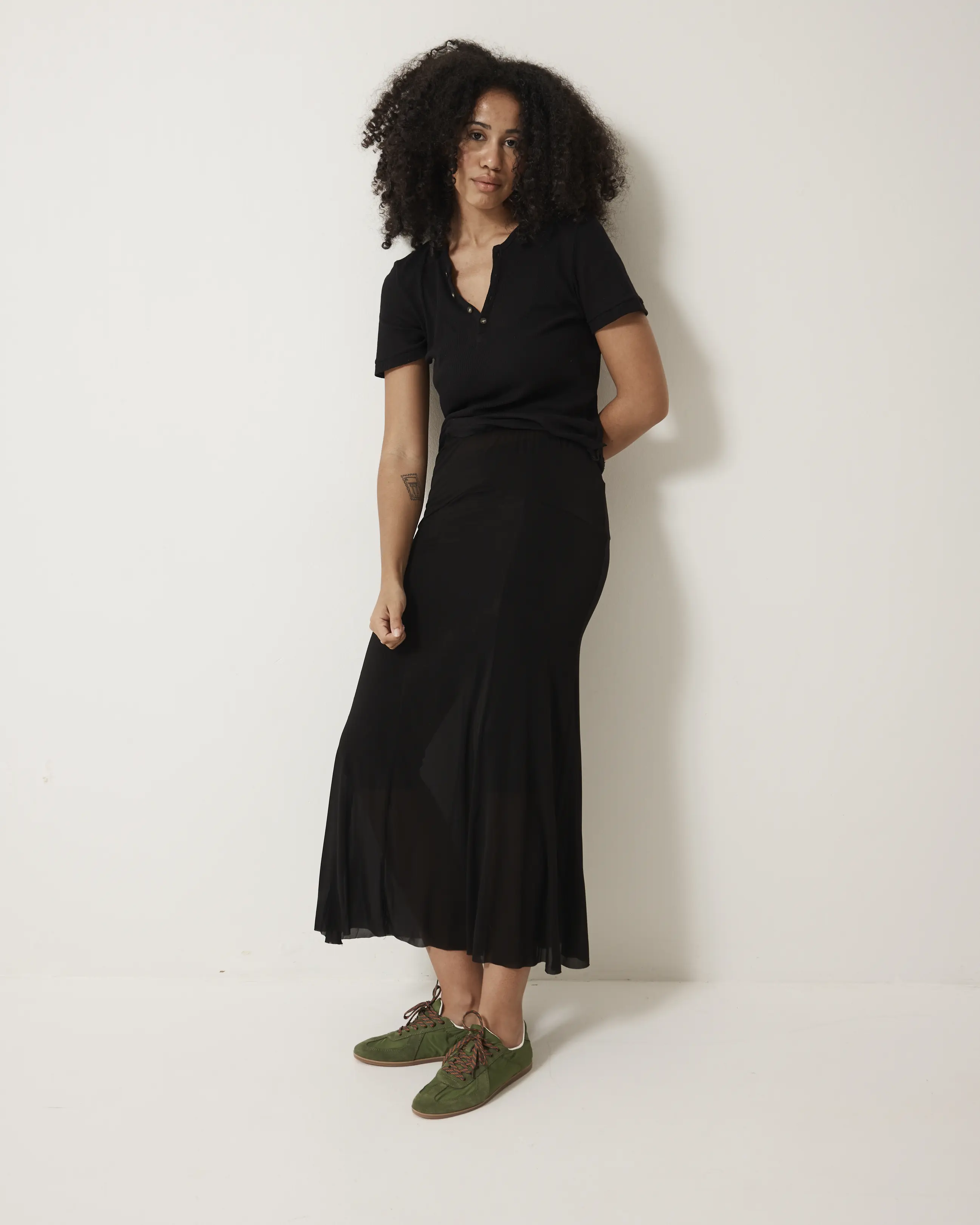 Sun Street Lace Up Sneaker | Moss Green - Image 5