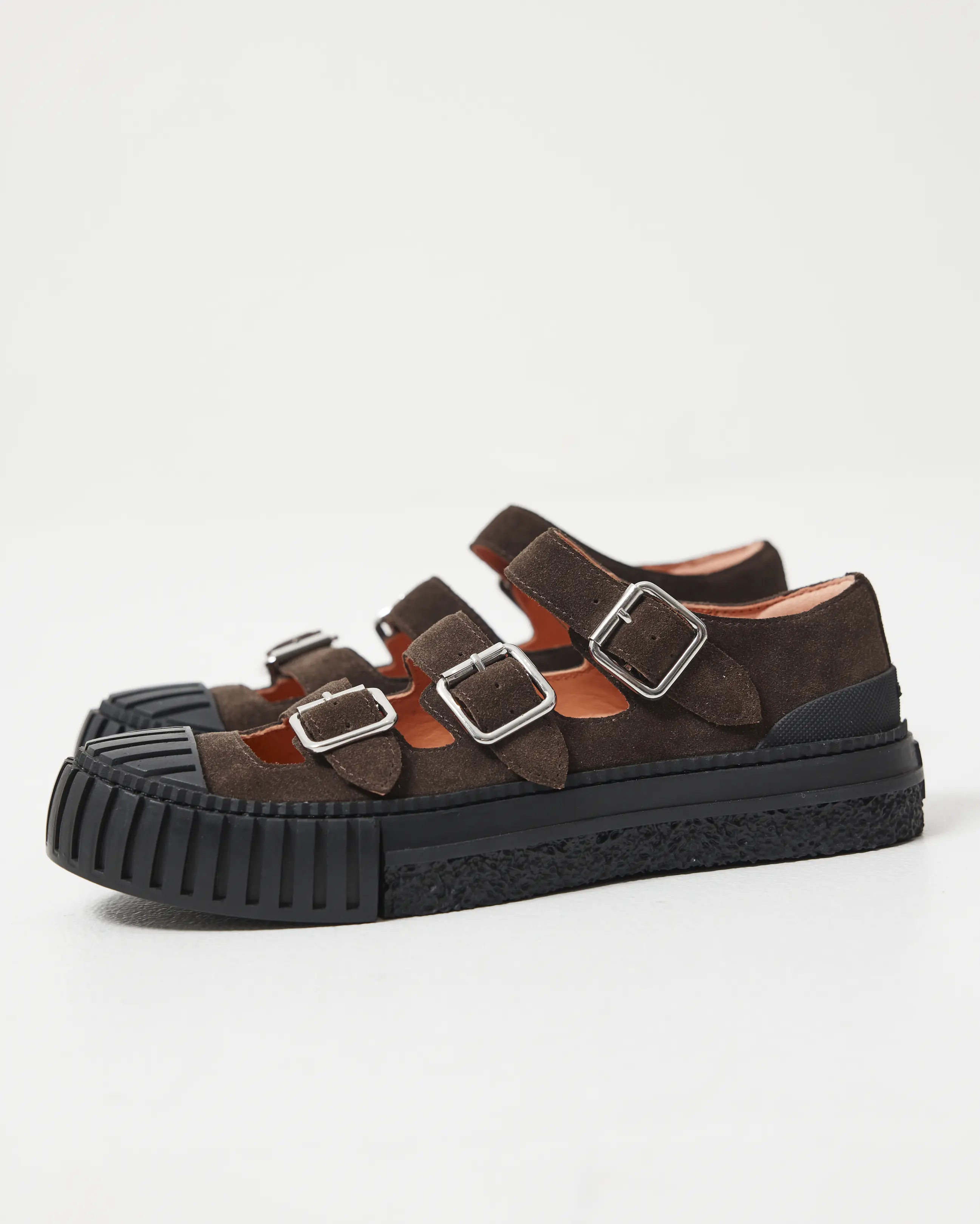 Tao Buckle Shoe | Chocolate Suede - Image 3