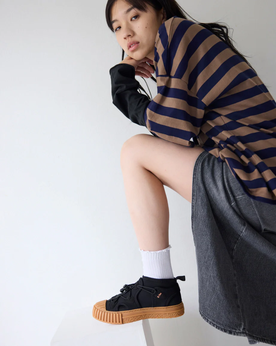 Tokyo Neoprene Hiking Trainer | Black - Image 3