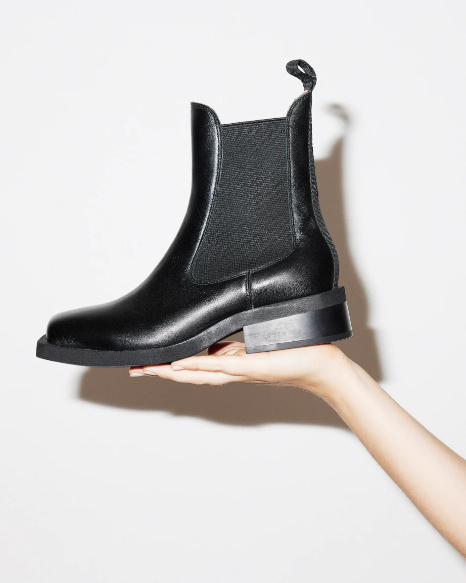 Tomorrow Square Toe Chelsea Boot | Black - Image 3